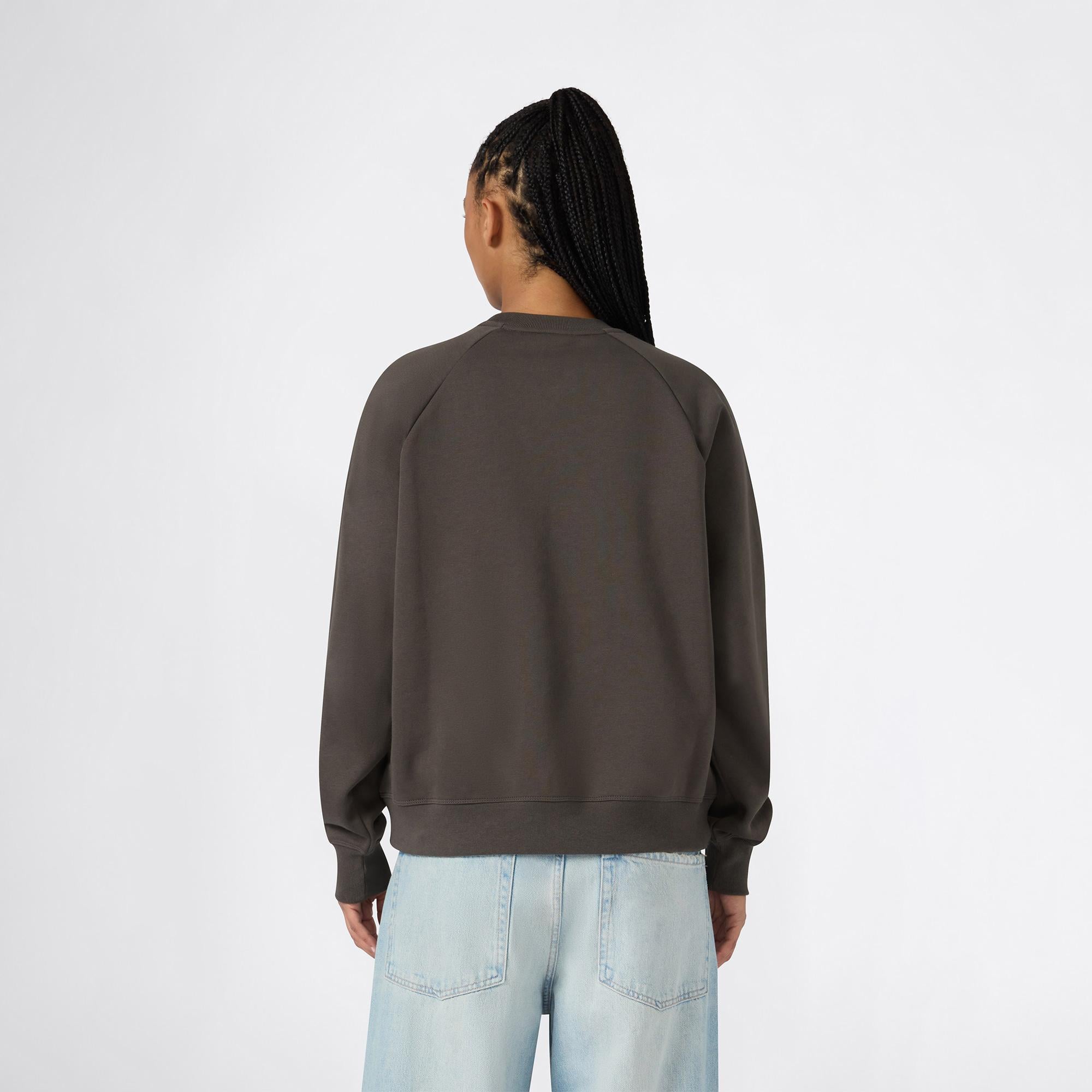 Champion Crewneck  Kadın Haki Sweatshirt