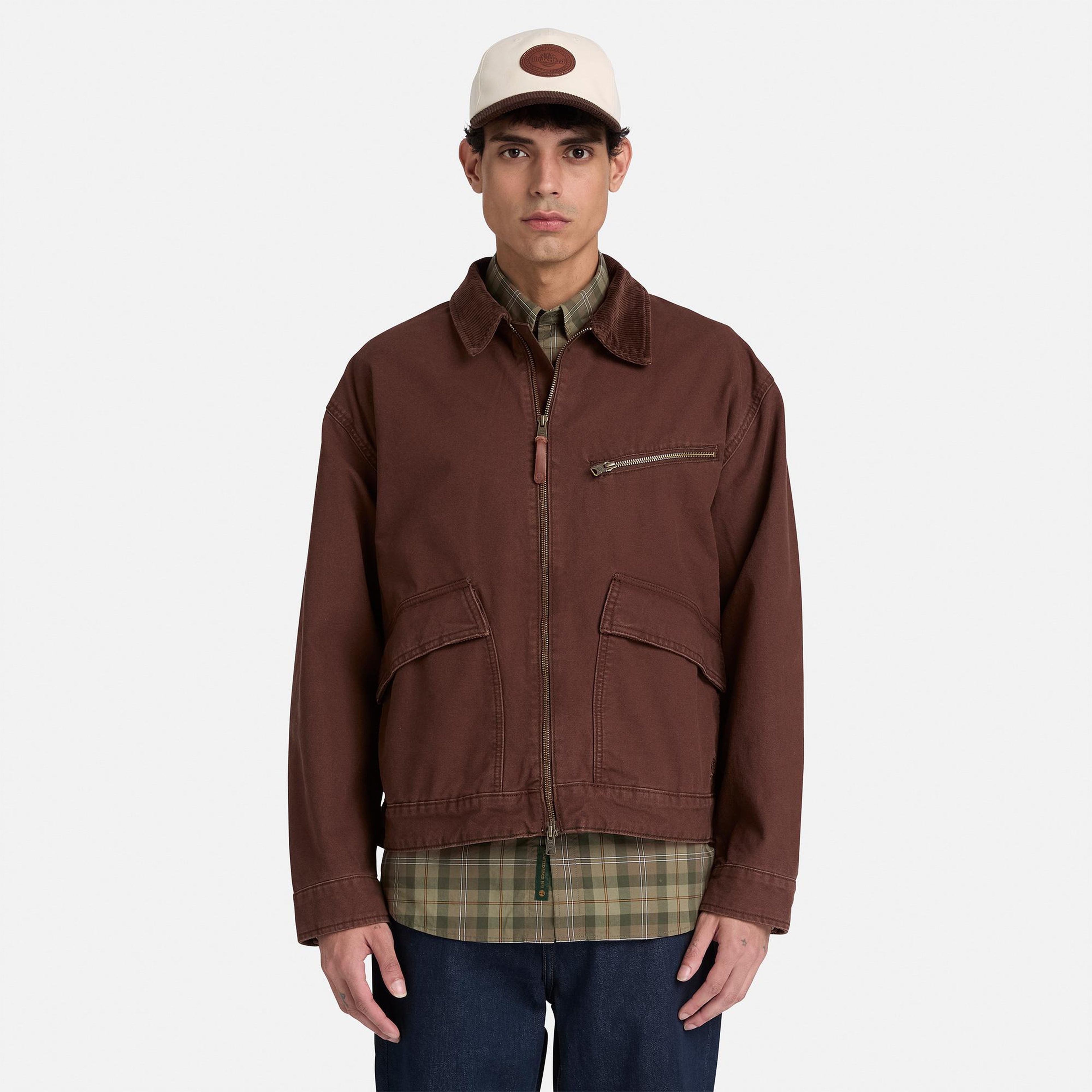 Timberland Strafford Canvas Erkek Kahverengi Ceket