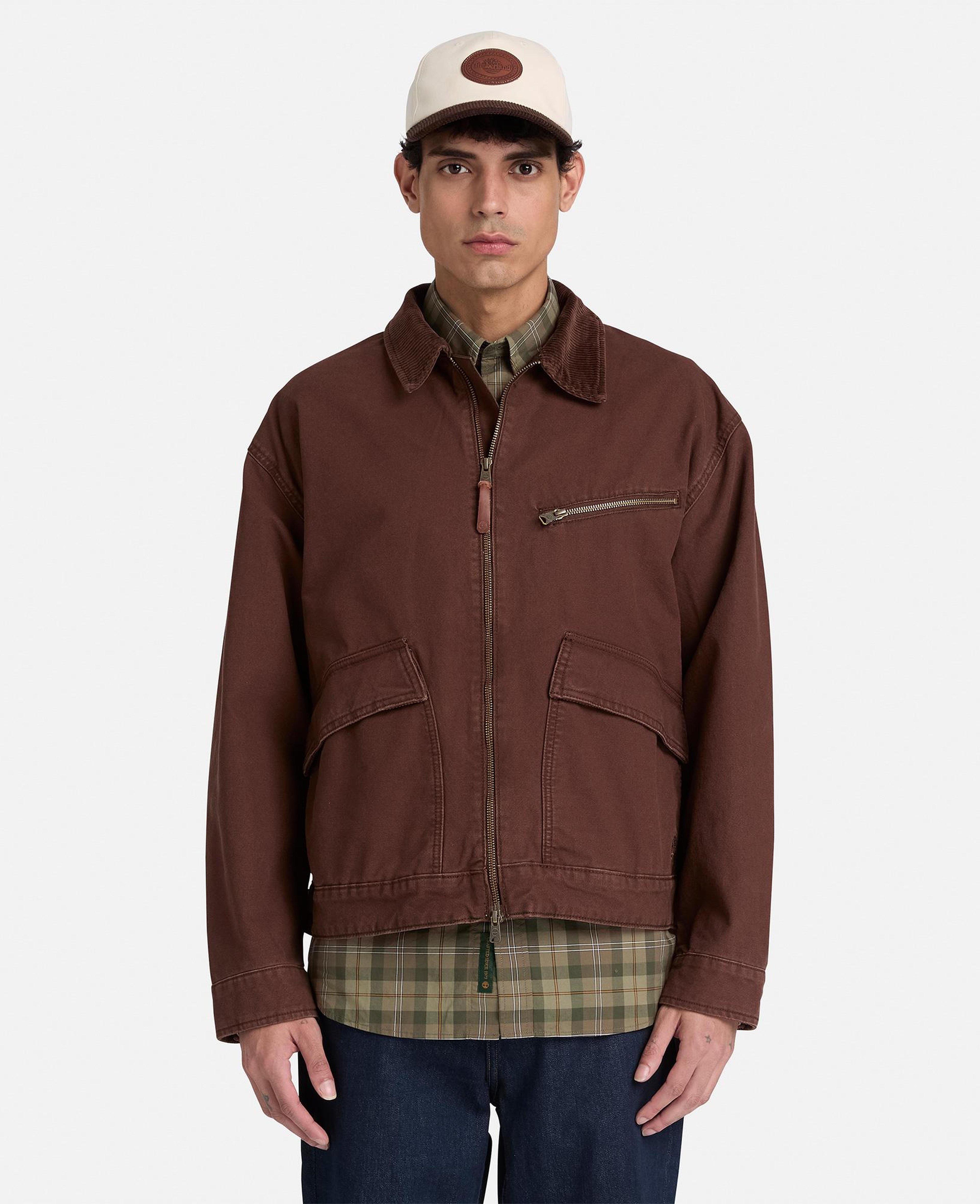 Timberland Strafford Canvas Erkek Kahverengi Ceket