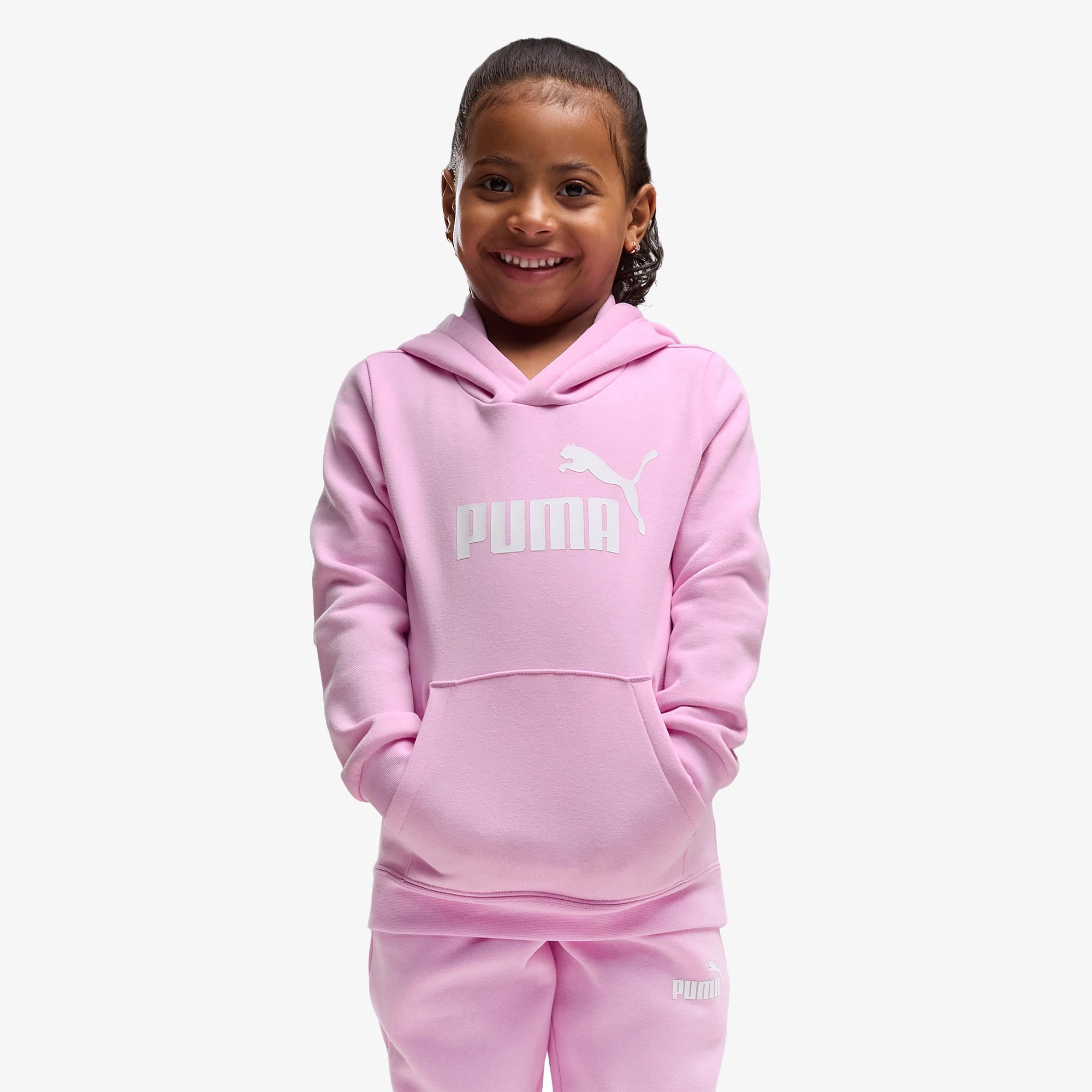 Puma Essential No.1 Logo Çocuk Pembe Eşofman Takımı