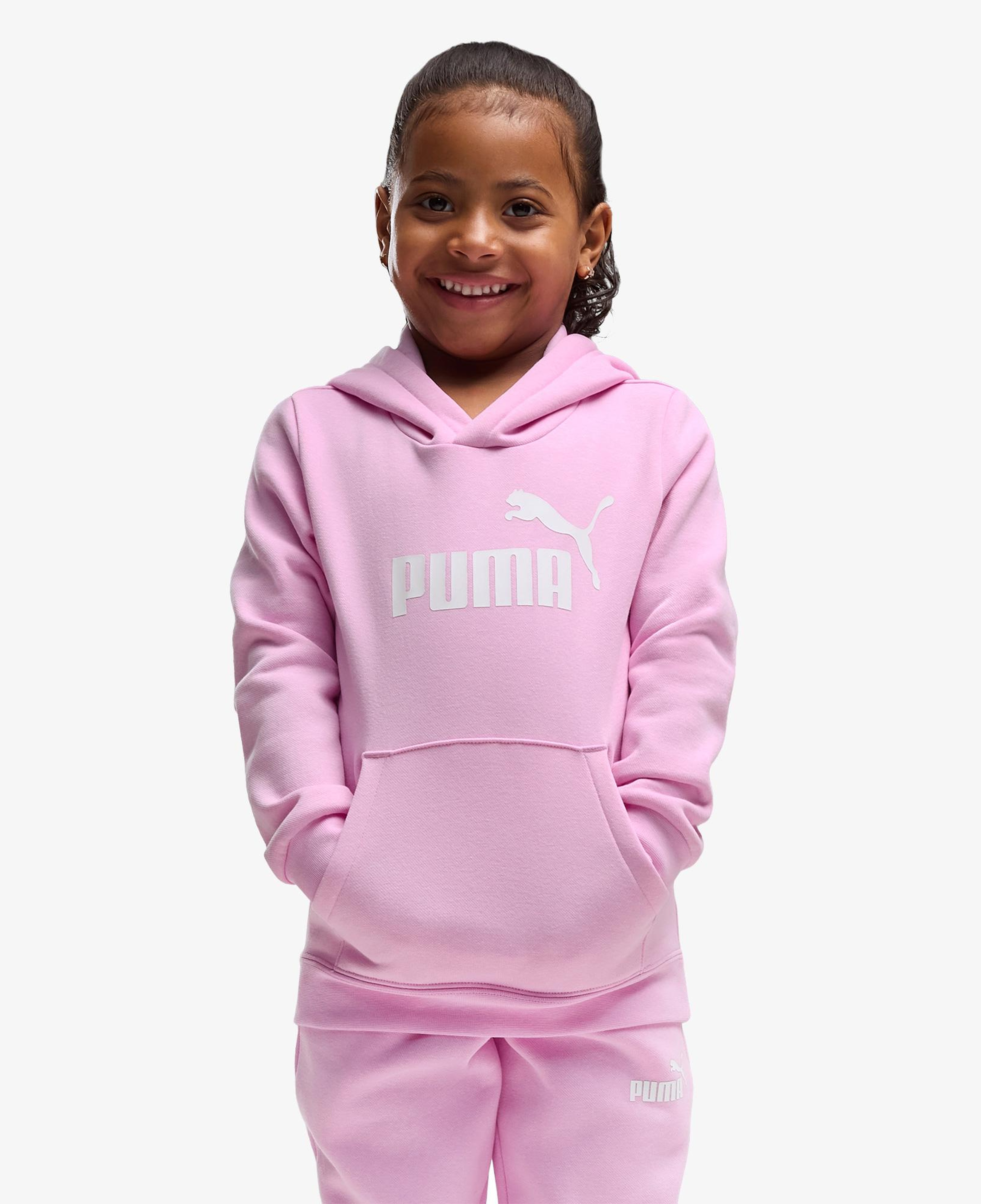 Puma Essential No.1 Logo Çocuk Pembe Eşofman Takımı