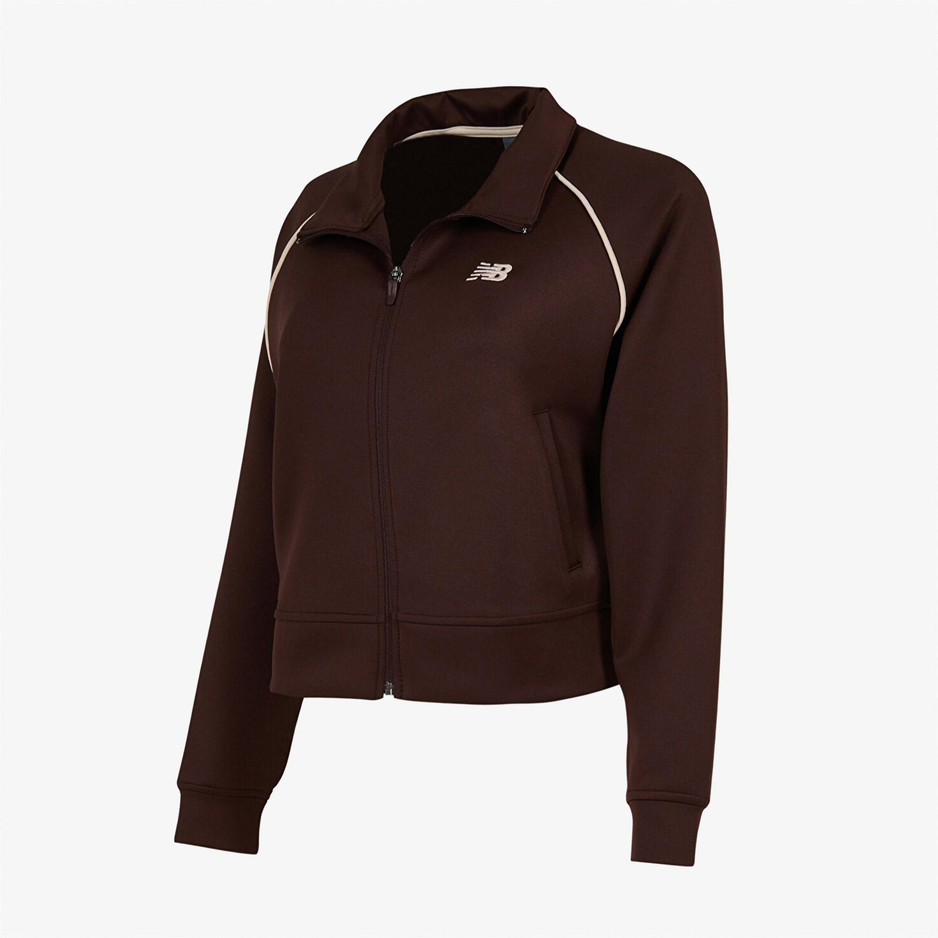 New Balance Kadın Kahverengi Sweatshirt
