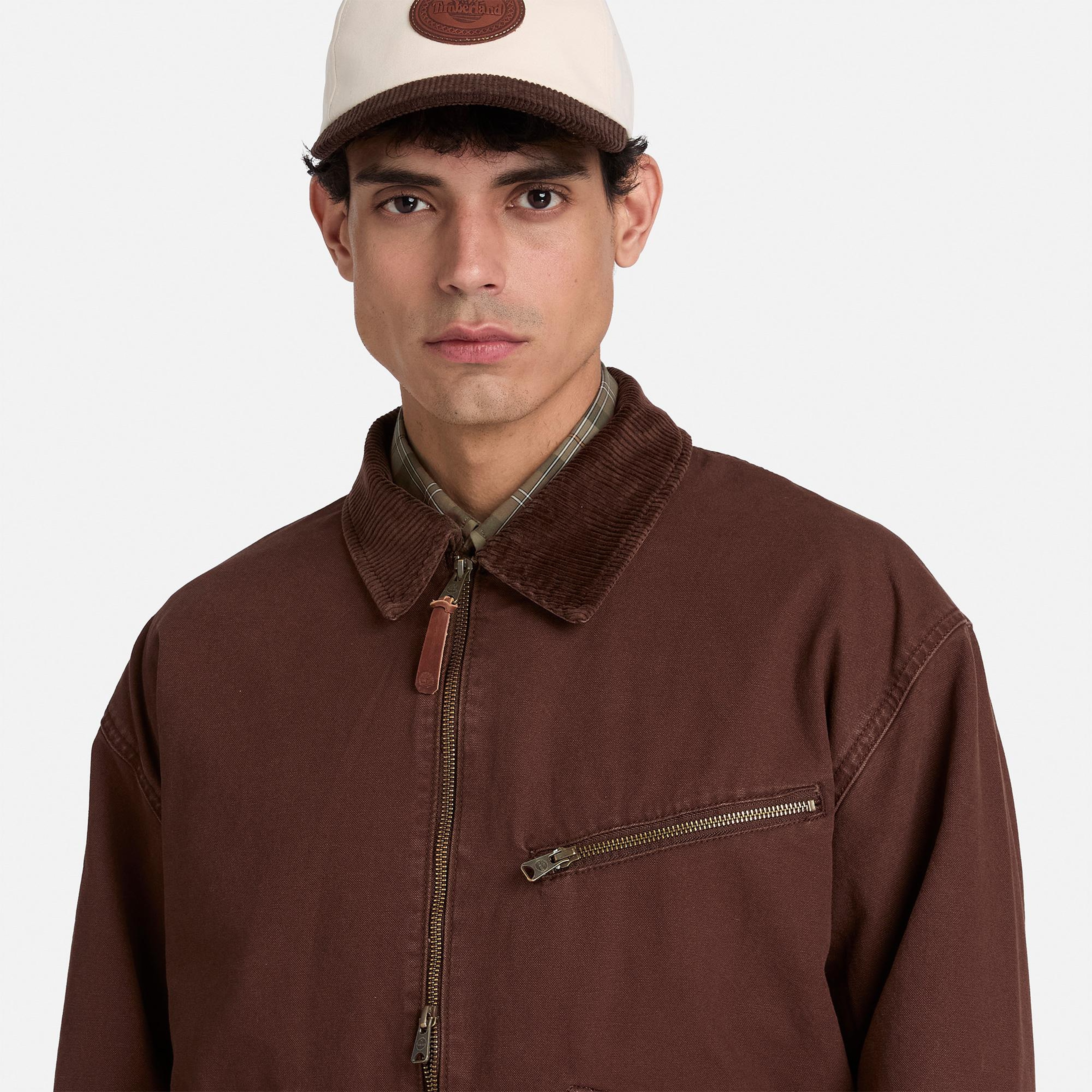 Timberland Strafford Canvas Erkek Kahverengi Ceket