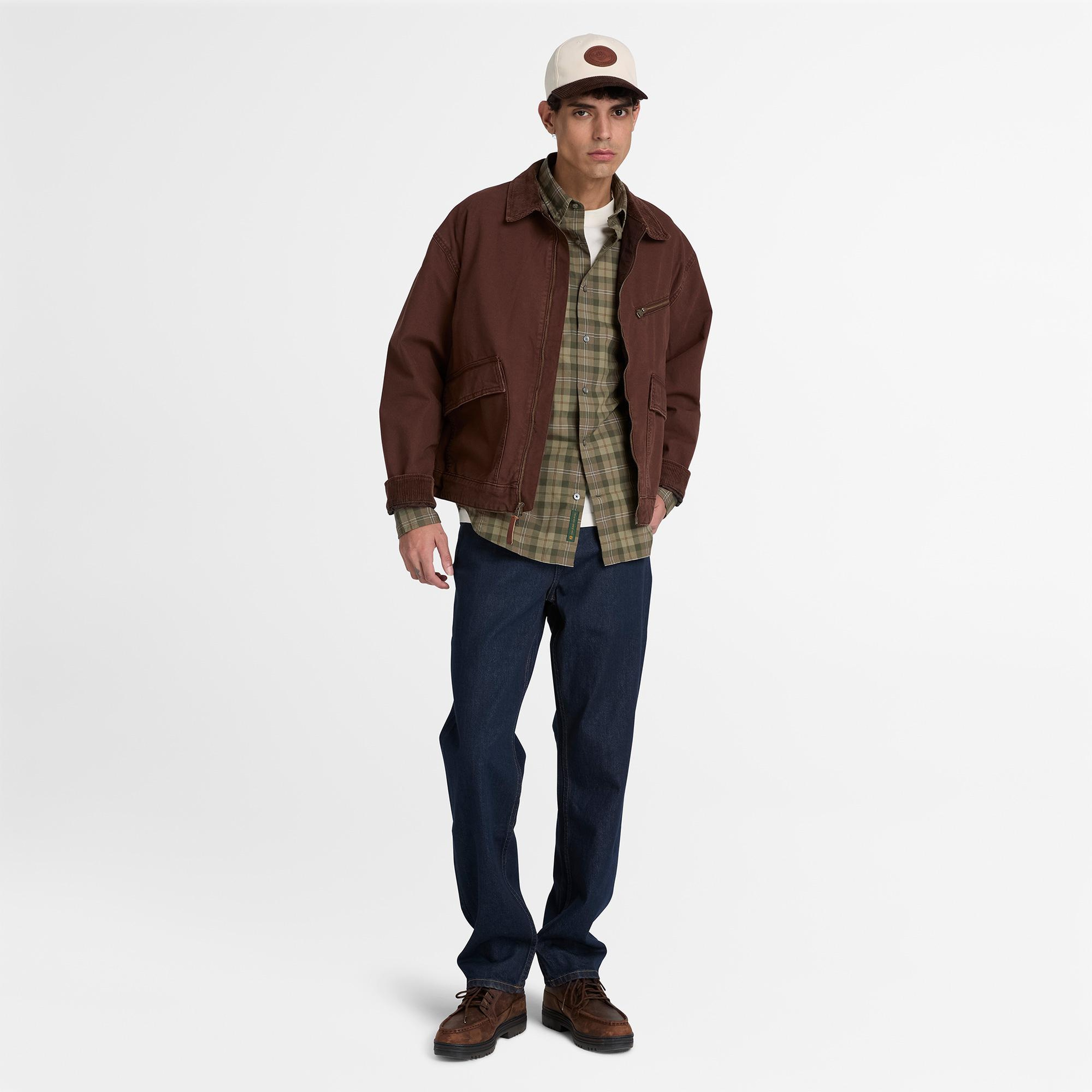 Timberland Strafford Canvas Erkek Kahverengi Ceket