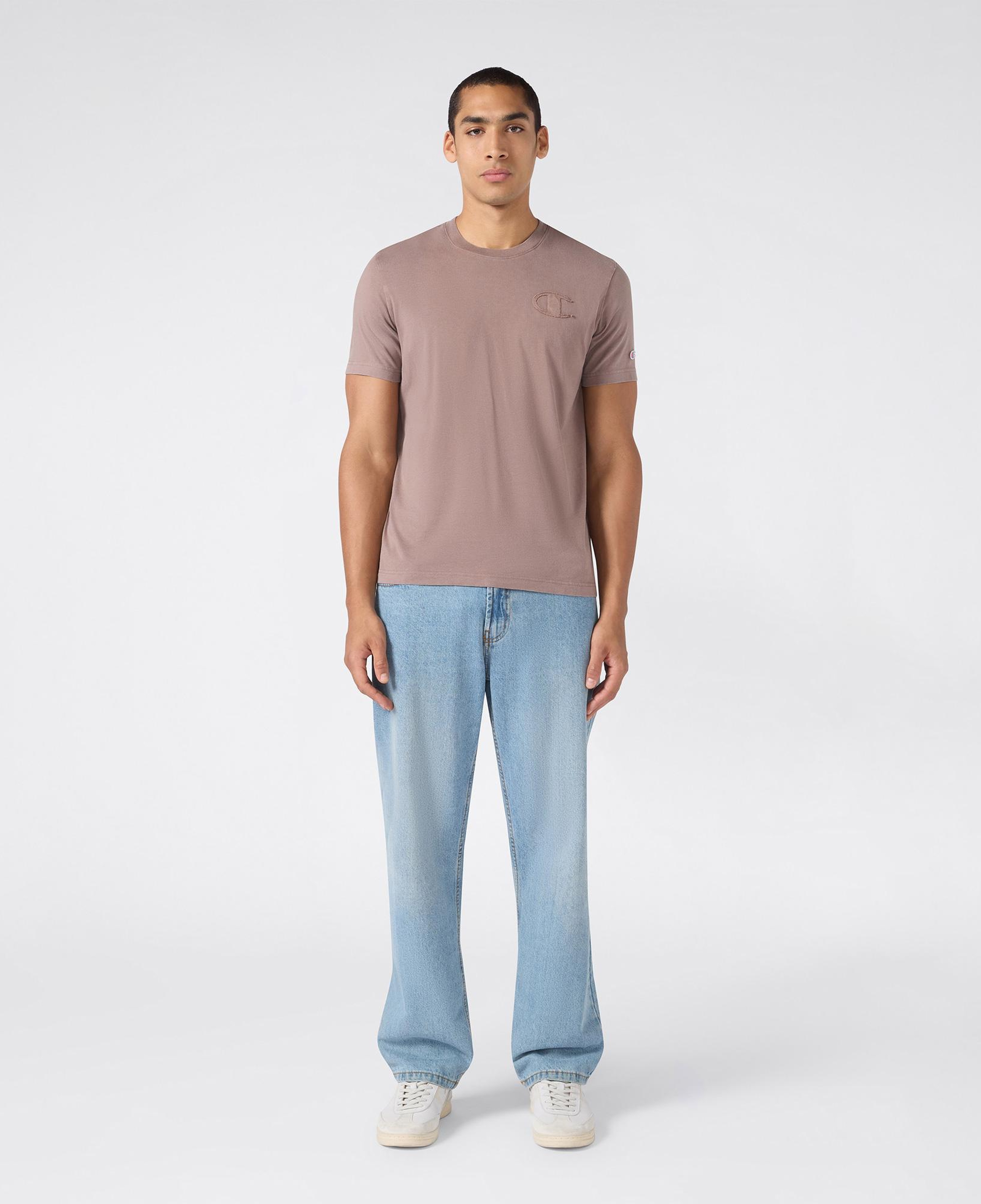 Champion SS Erkek Mor T-Shirt