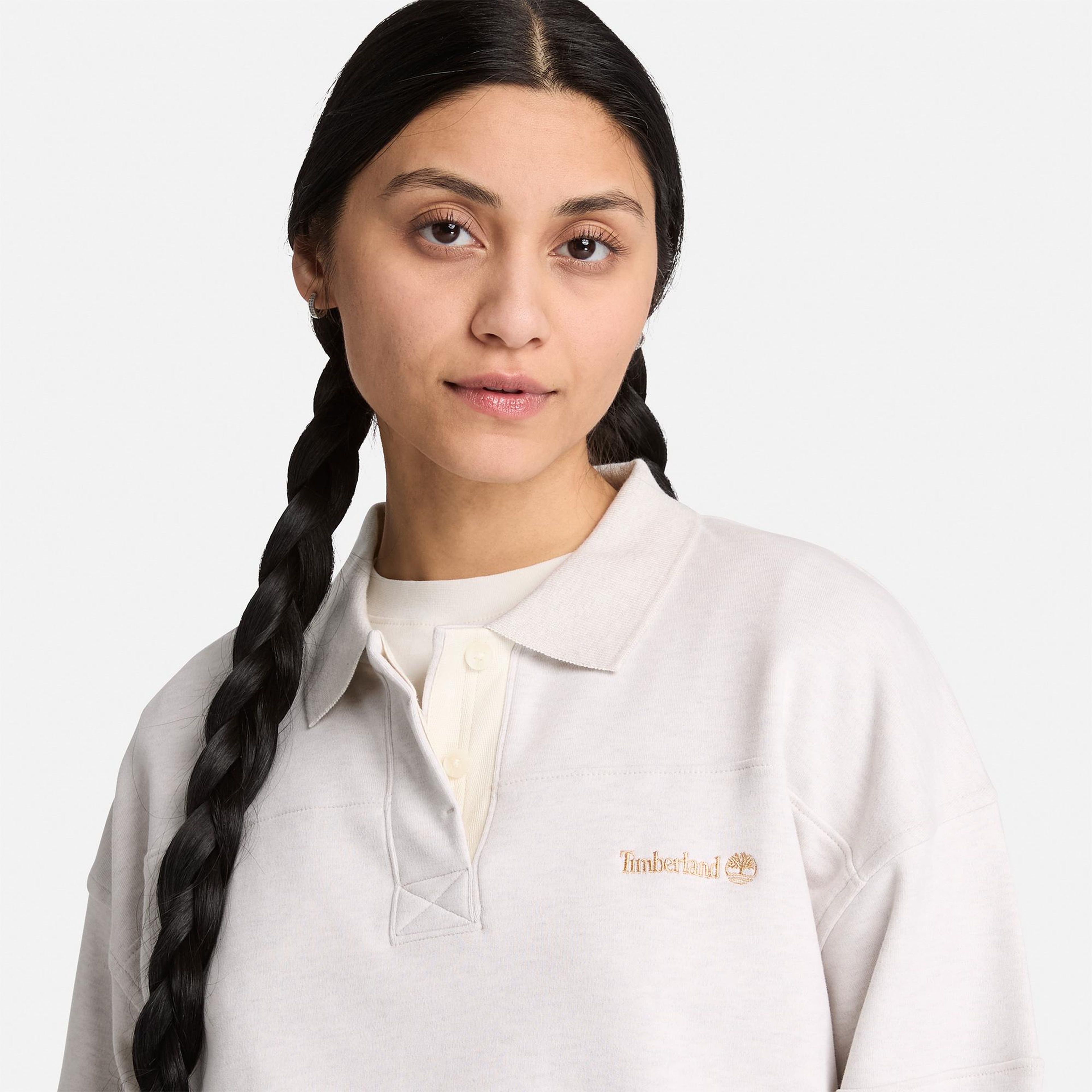 Timberland Rugby Kadın Bej Sweatshirt