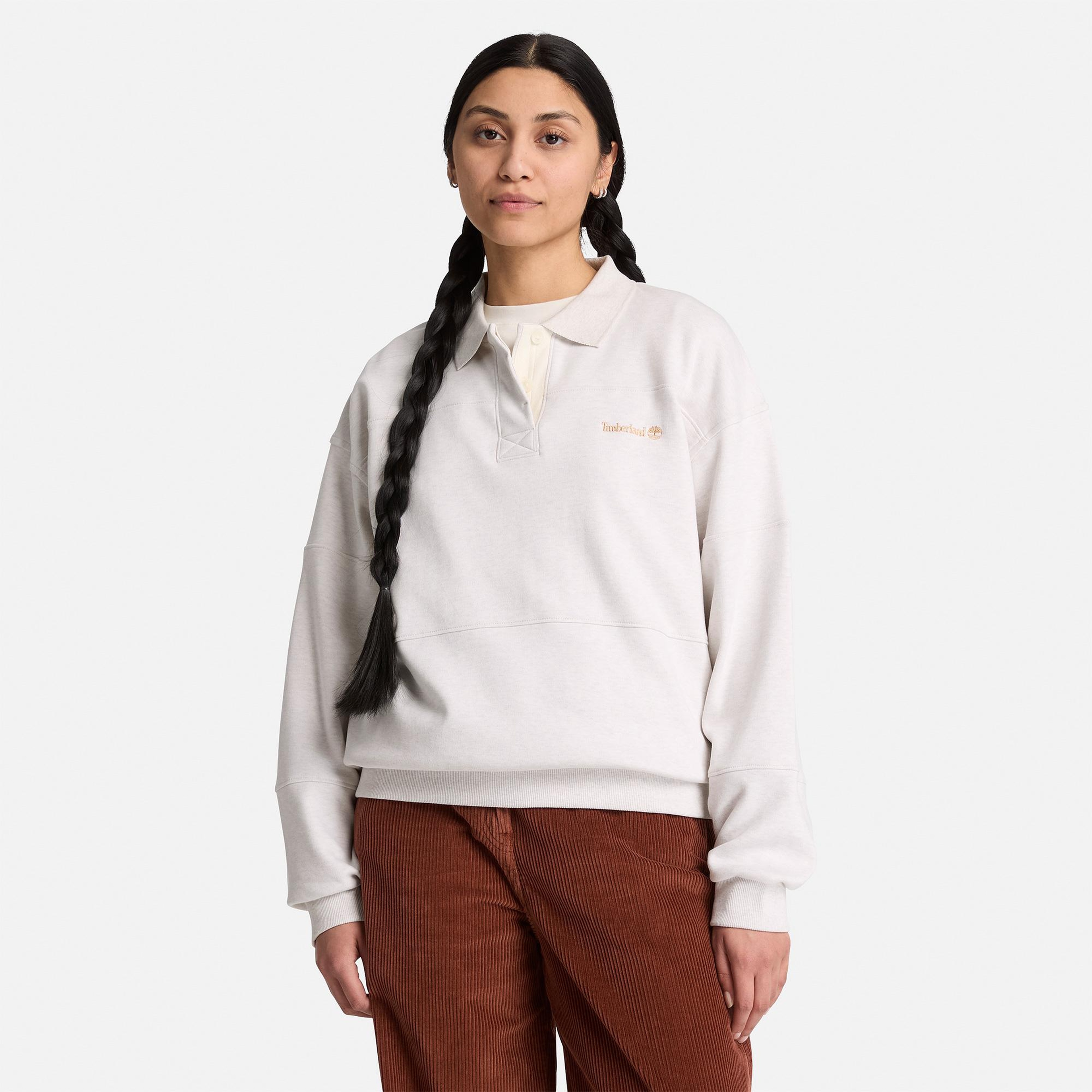 Timberland Rugby Kadın Bej Sweatshirt