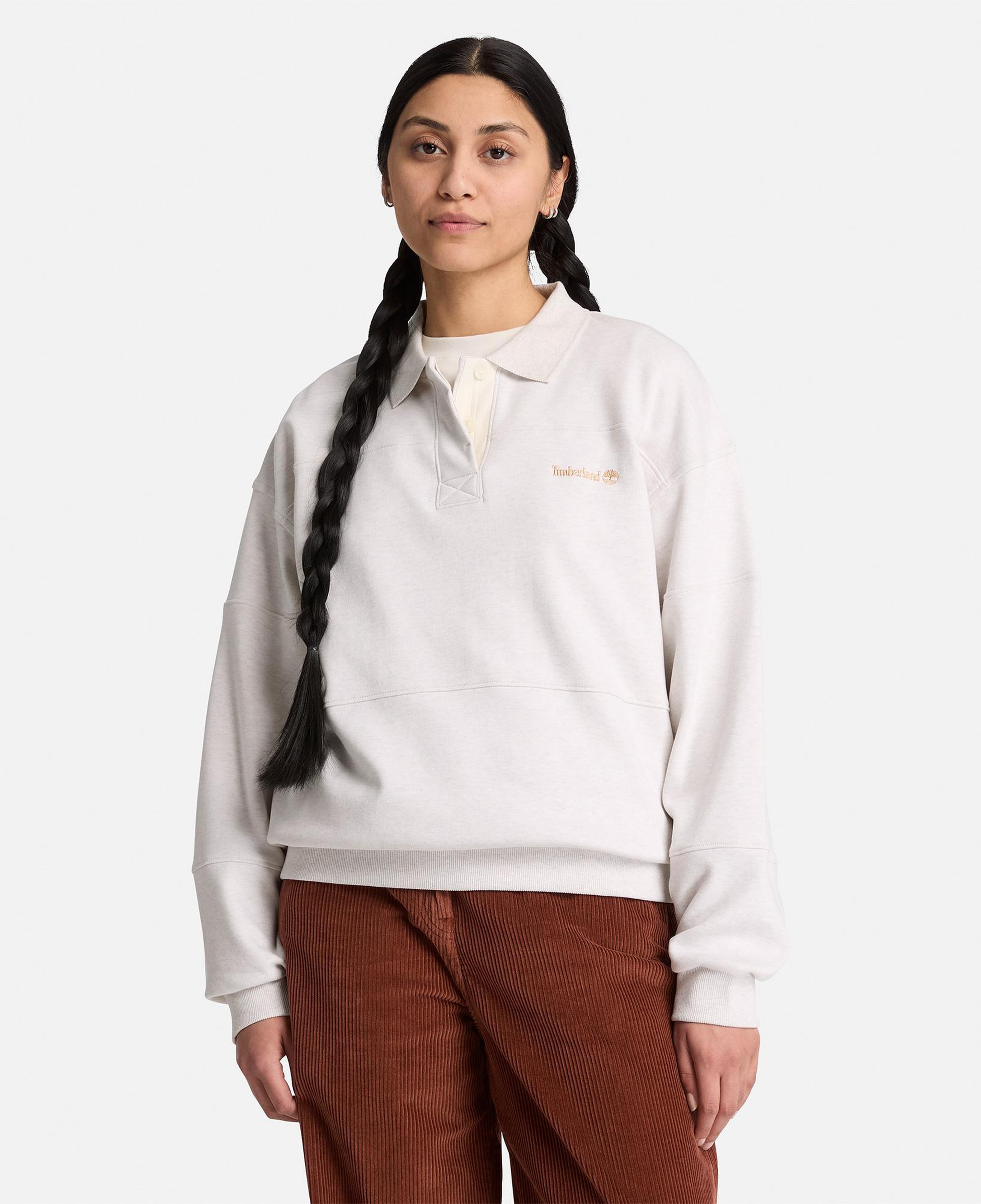 Timberland Rugby Kadın Bej Sweatshirt