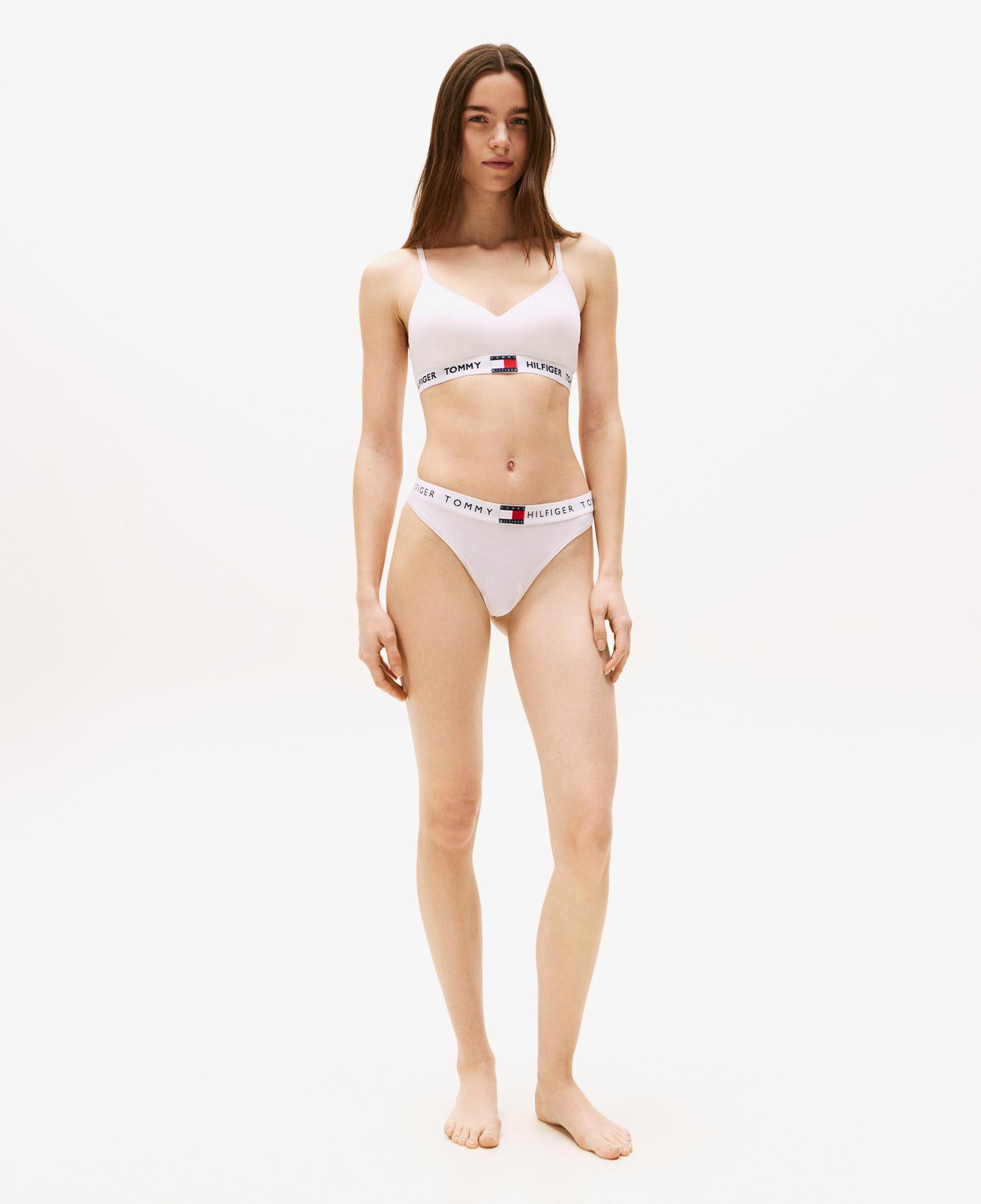 Tommy Hilfiger Classic Thong Kadın Beyaz Külot