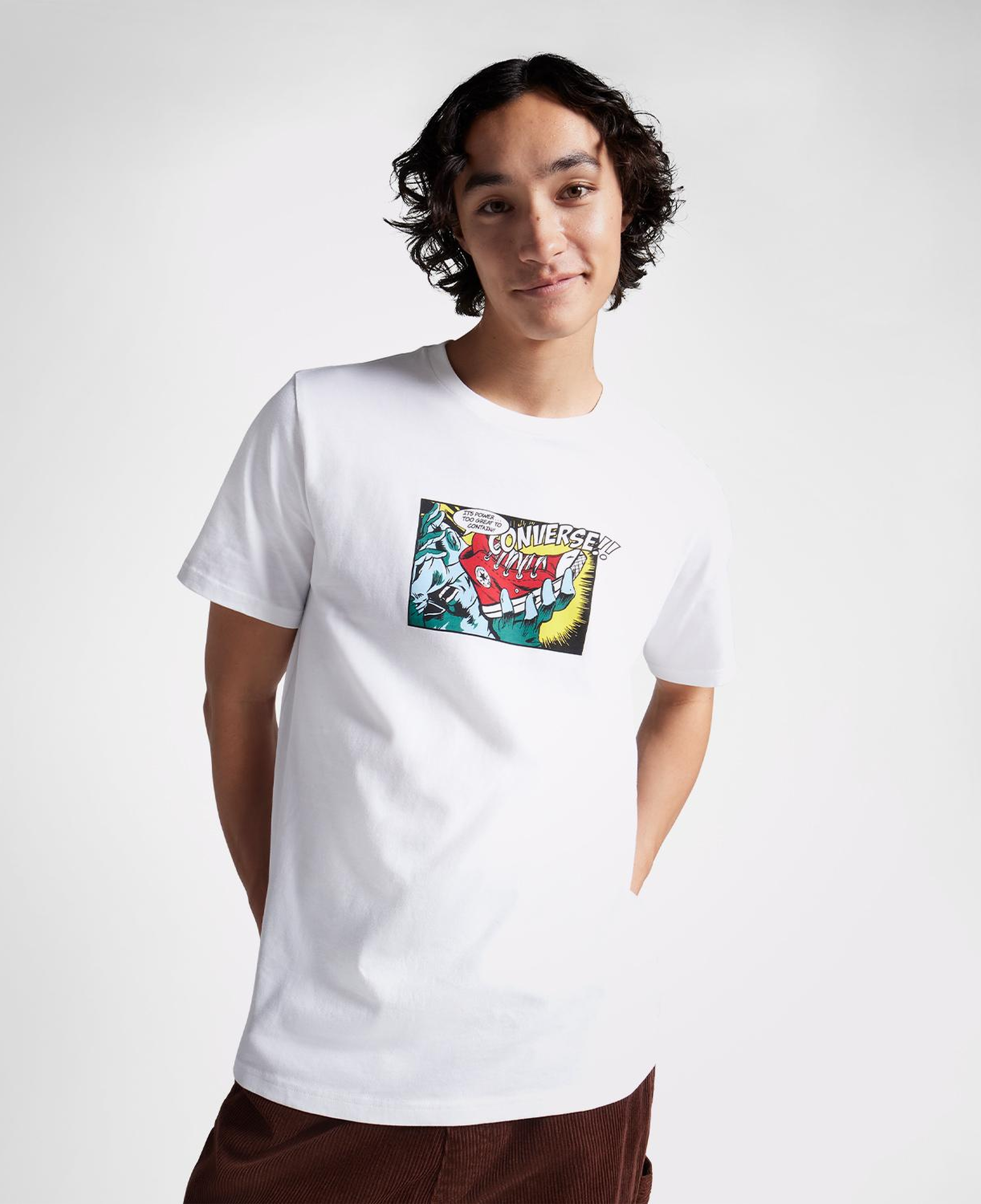 Converse Comic Erkek Beyaz T-Shirt