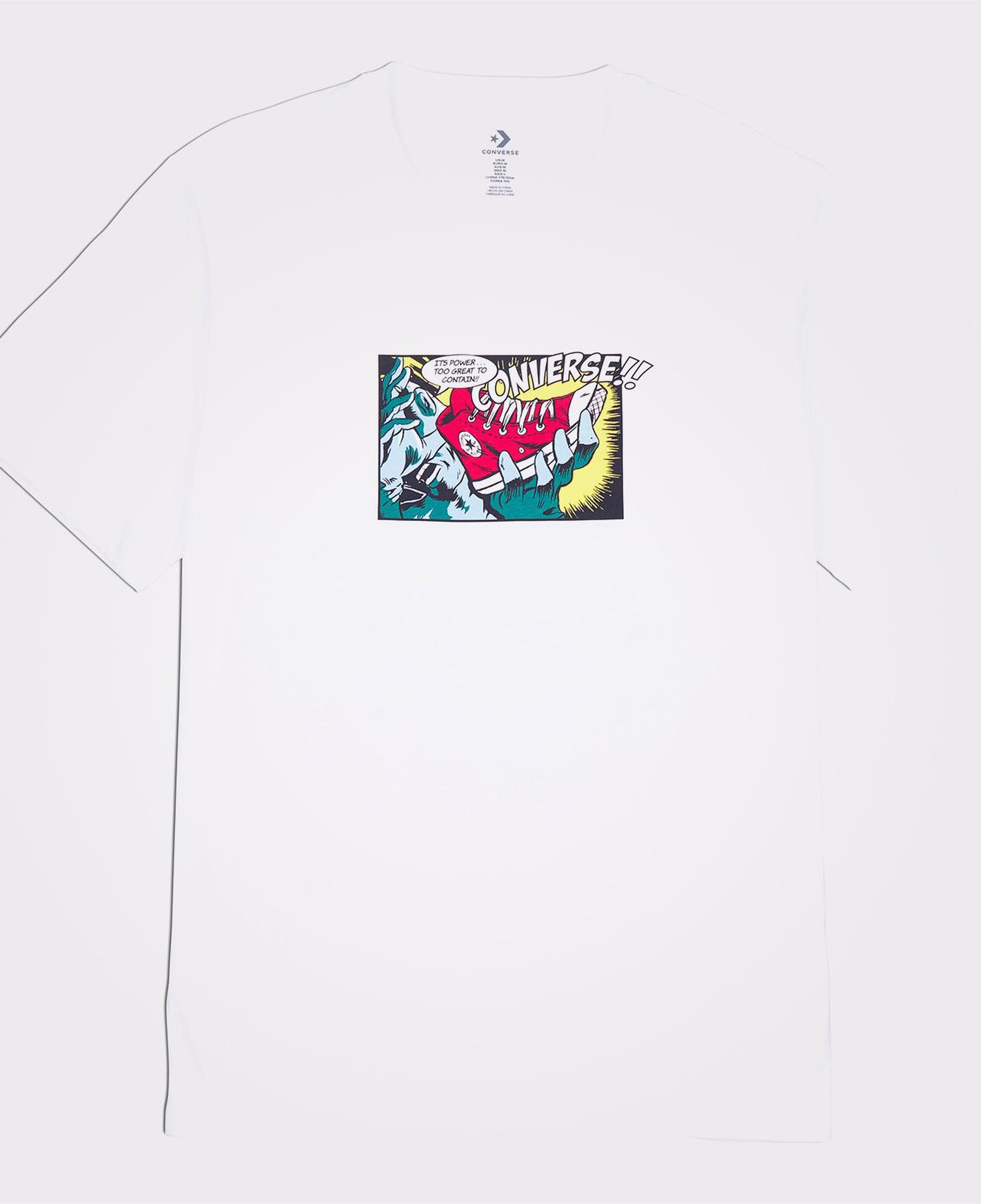 Converse Comic Erkek Beyaz T-Shirt
