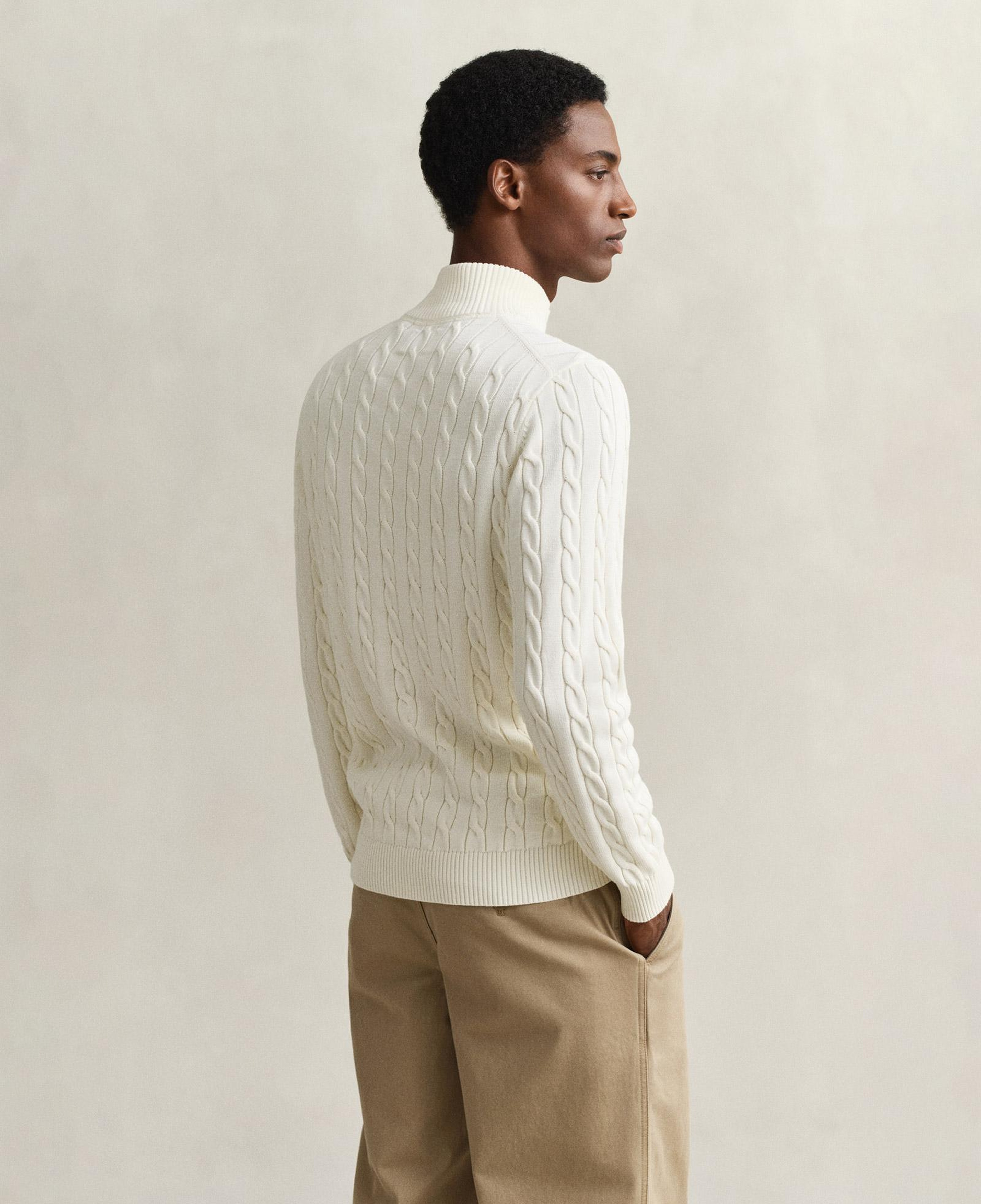 GANT Erkek Krem Regular Fit Örgü Kazak