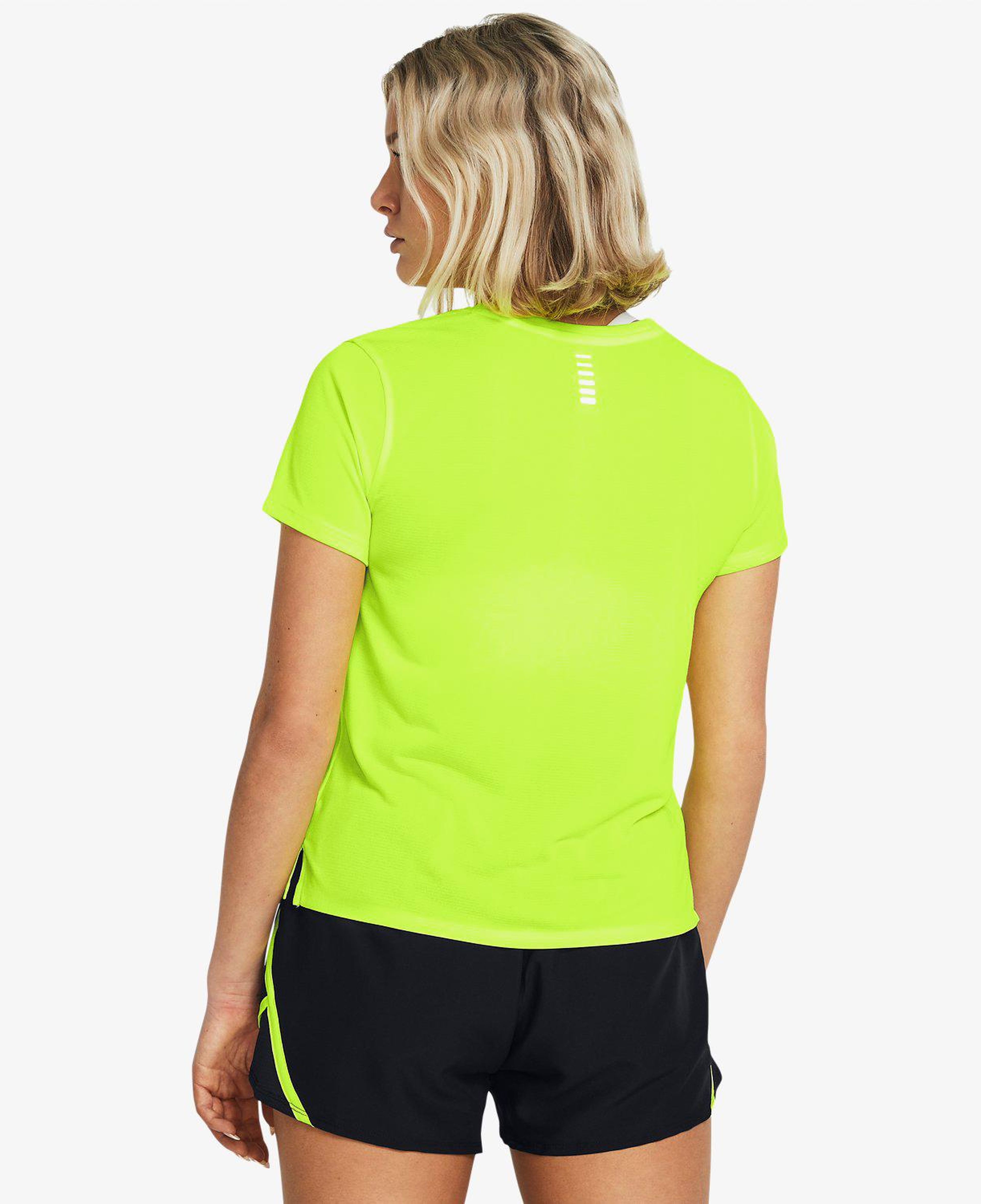 Under Armour Launch Kadın Sarı Günlük Antrenman T-Shirt