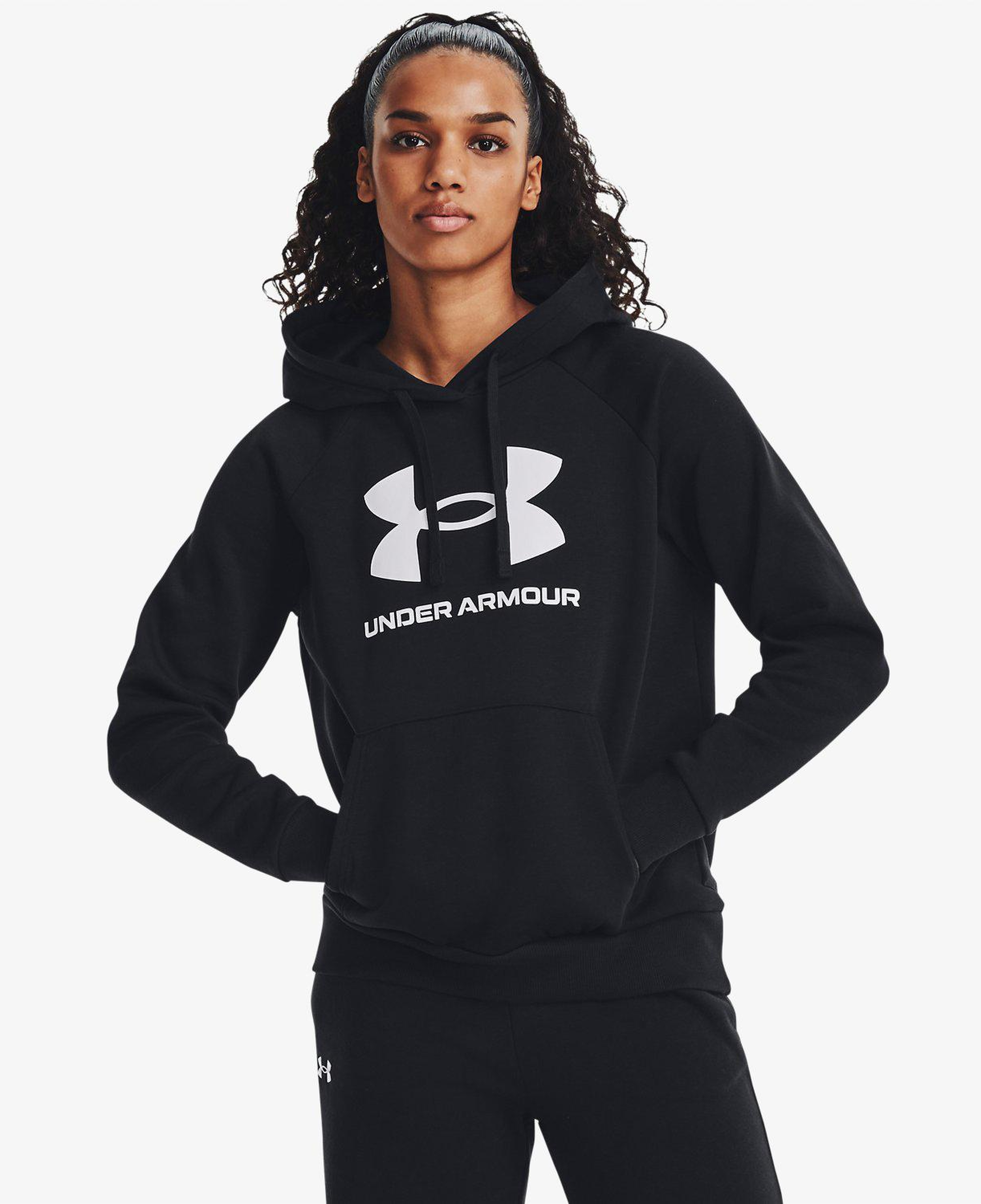 Under Armour Rival Fleece Kadın Siyah Günlük Sweatshirt