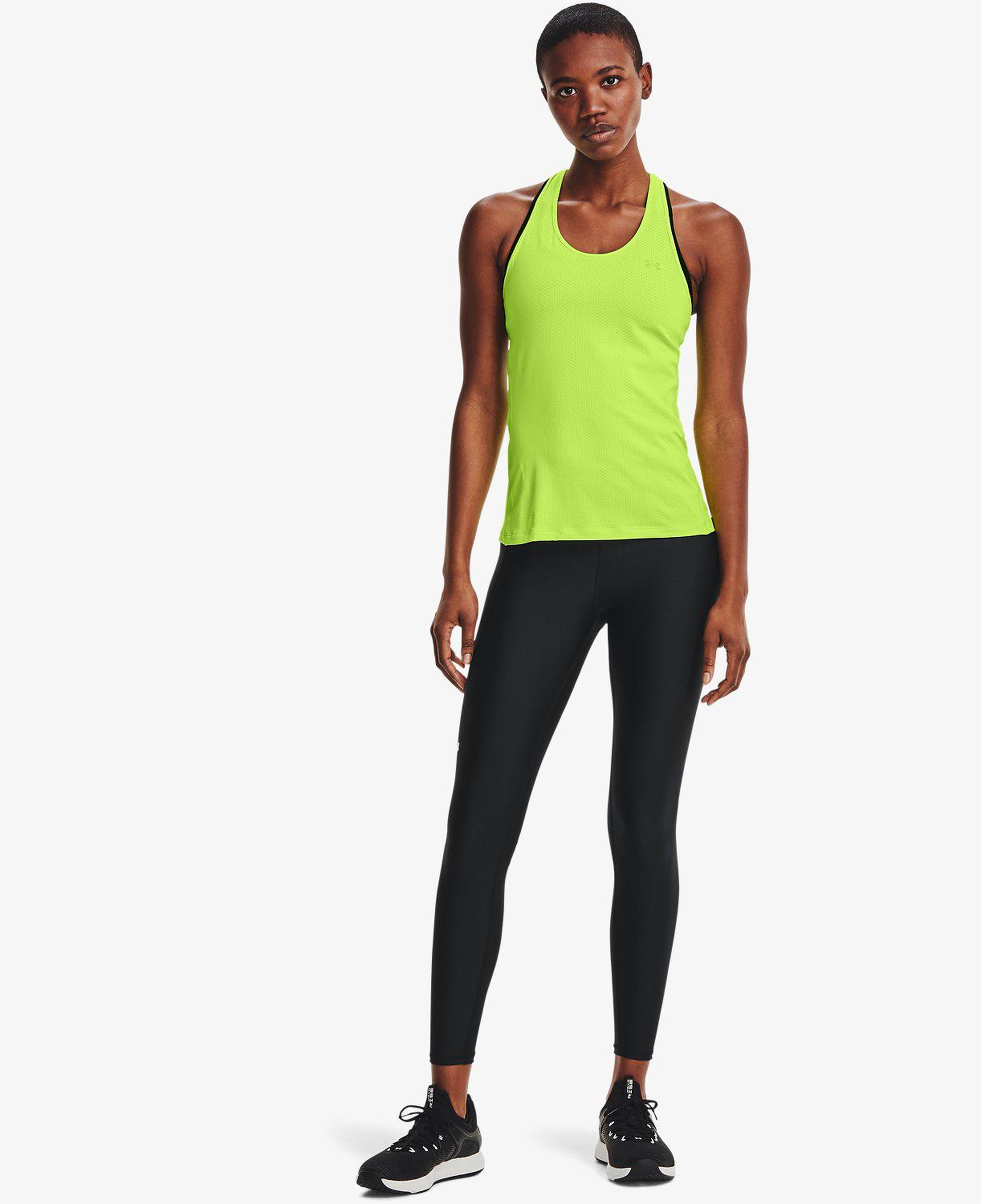Under Armour Tech Hirise Kadın Siyah Antrenman Taytı