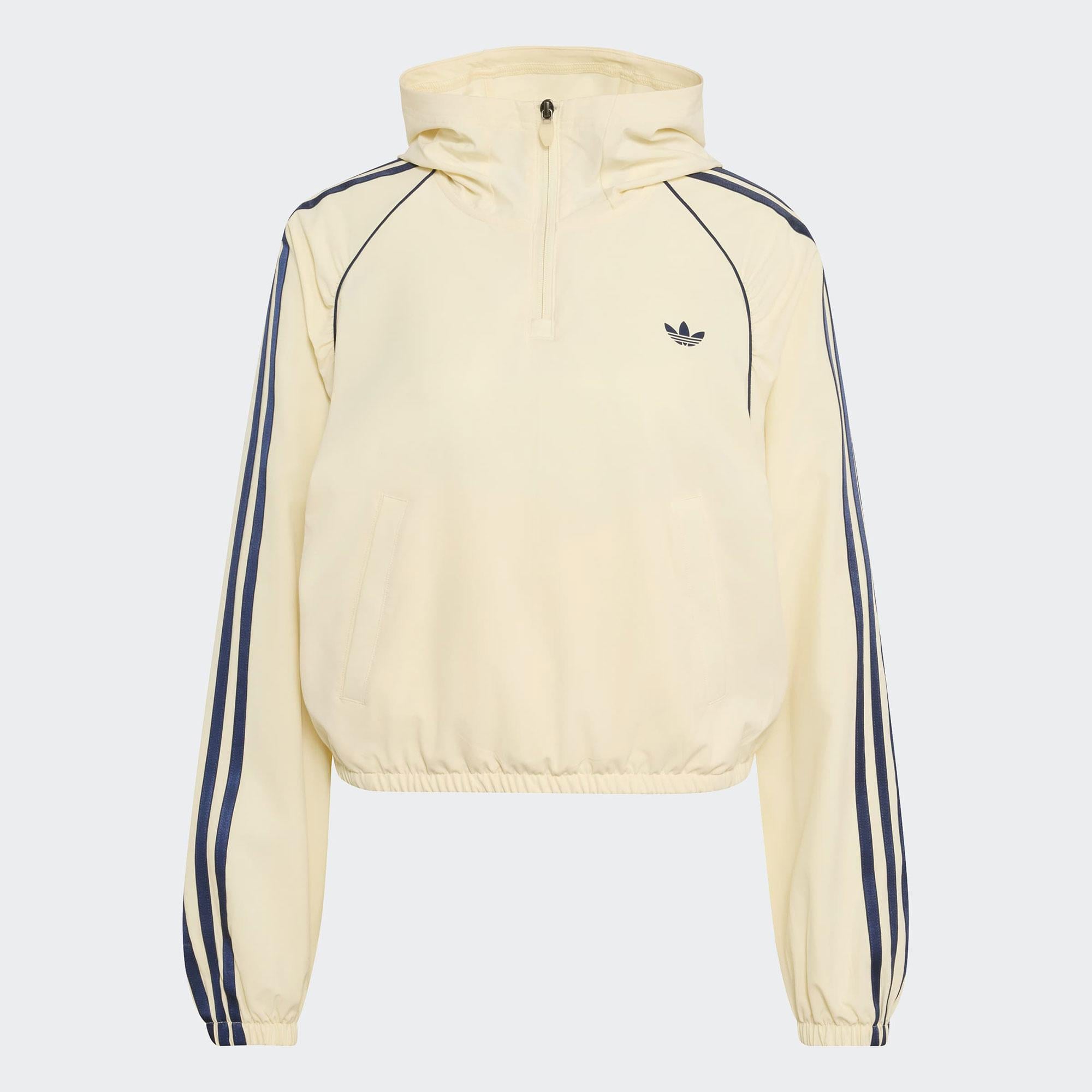 adidas Originals Sport Coverup Kadın Sarı Sweatshirt
