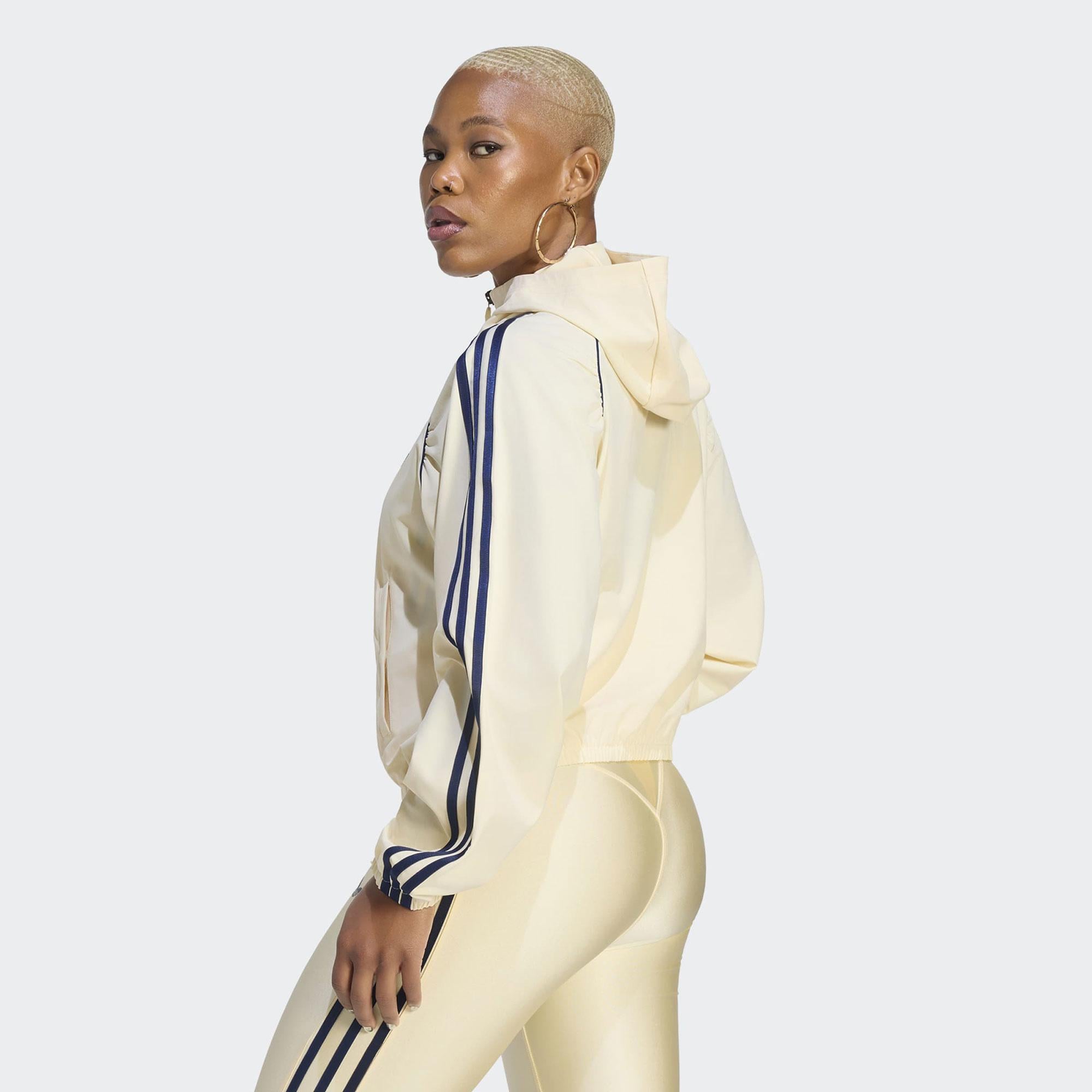 adidas Originals Sport Coverup Kadın Sarı Sweatshirt