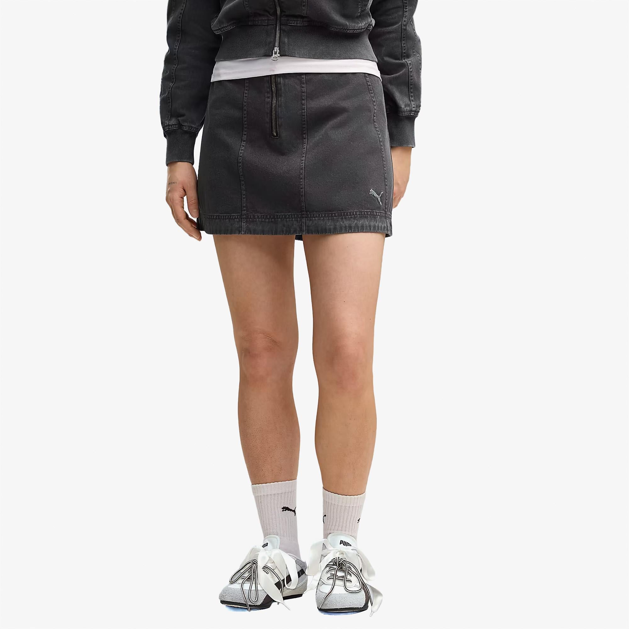 Puma Future Archive Washed Kadın Siyah Etek