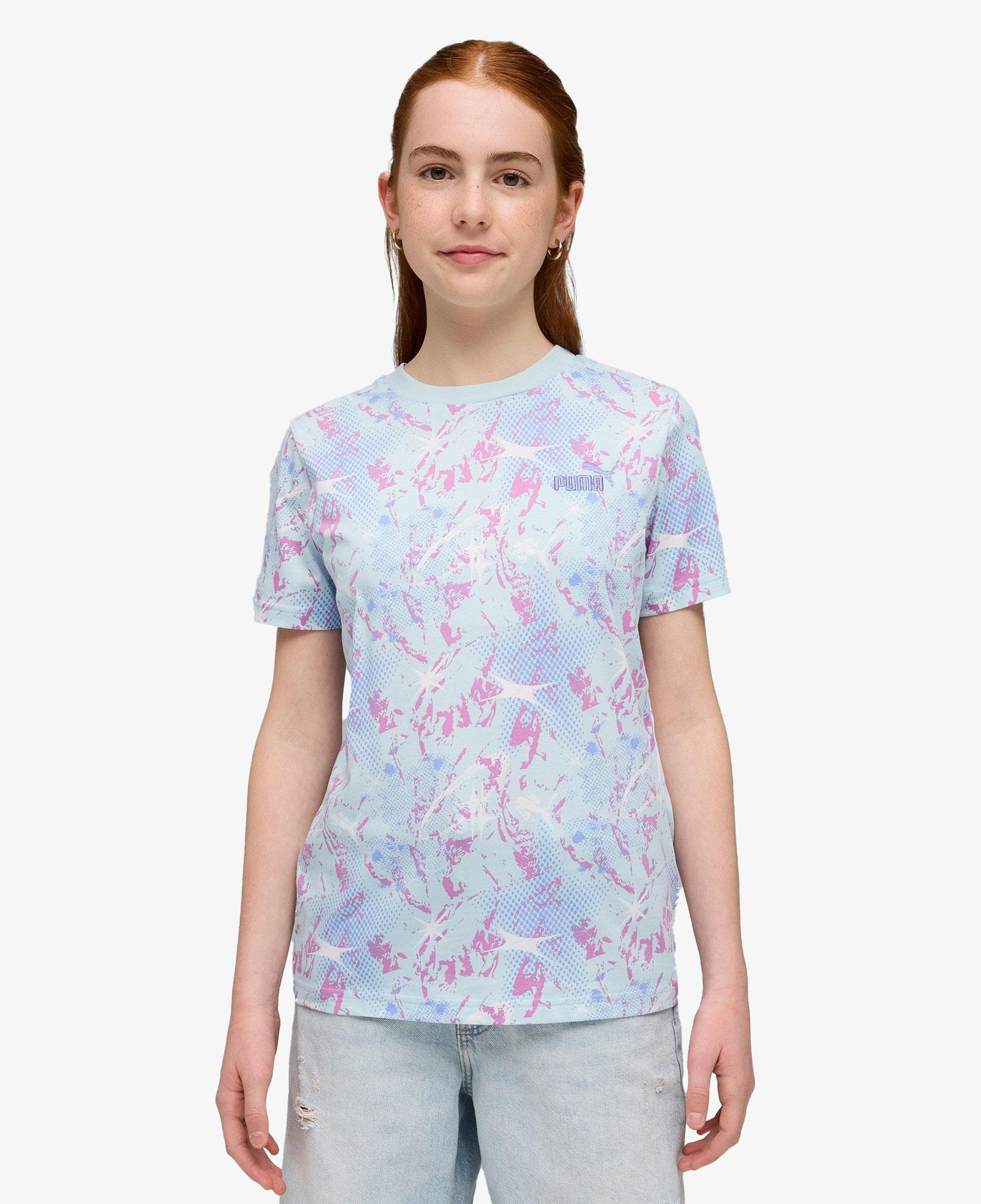 Puma Tweenerverse Çocuk Mavi T-Shirt