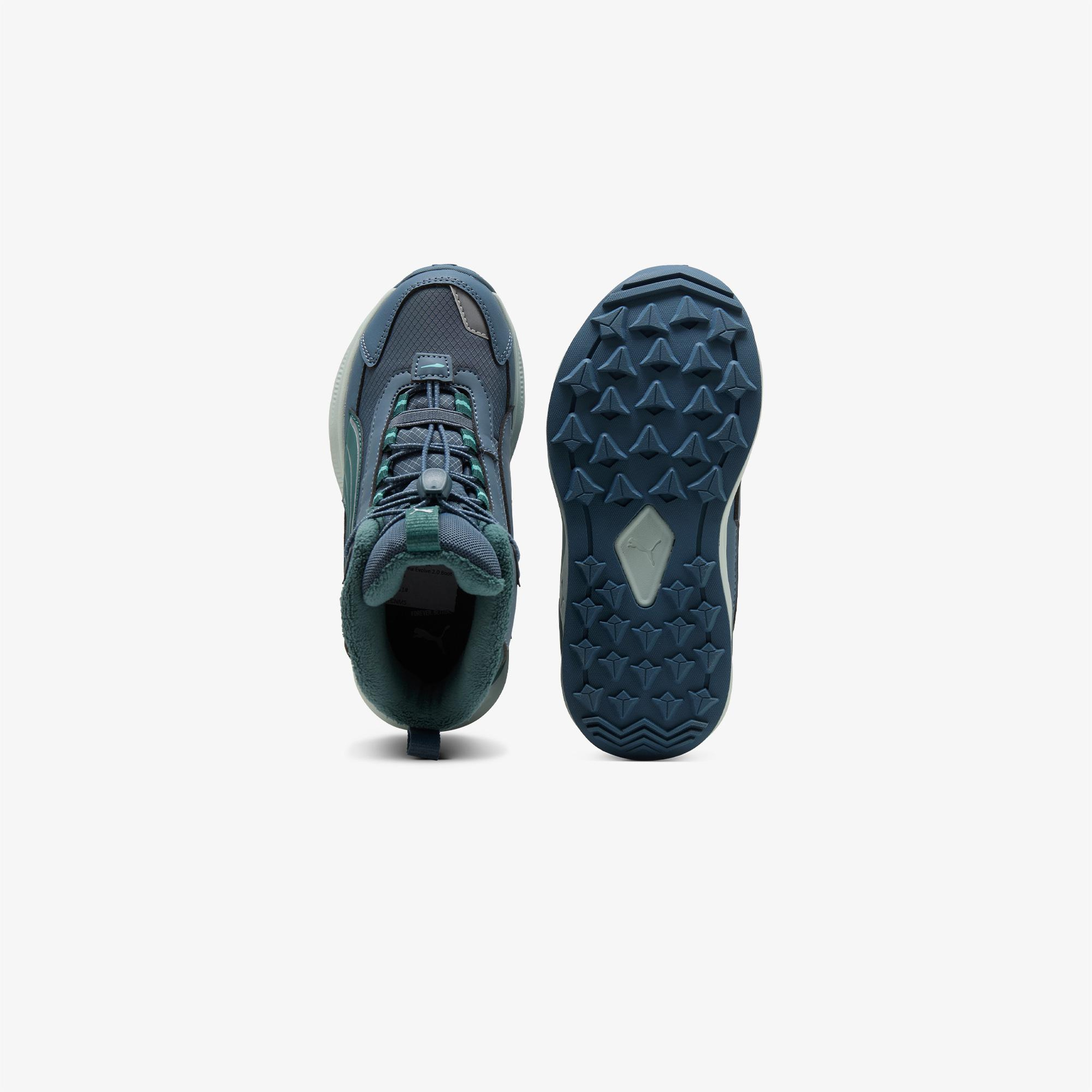 Puma Evolve 2.0 Puretex Çocuk Mavi Spor Ayakkabı