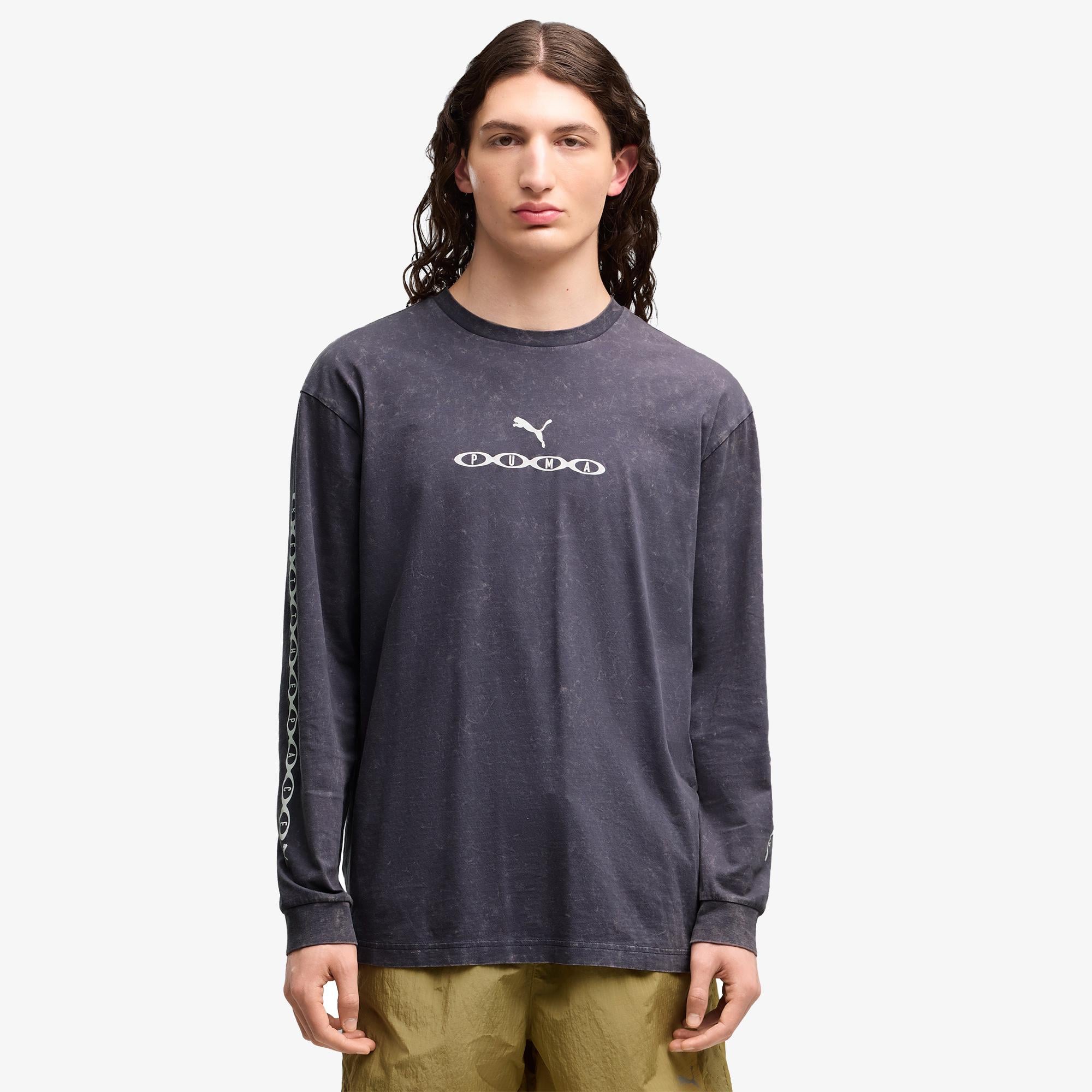Puma Run Culture Collective Erkek Mavi T-Shirt