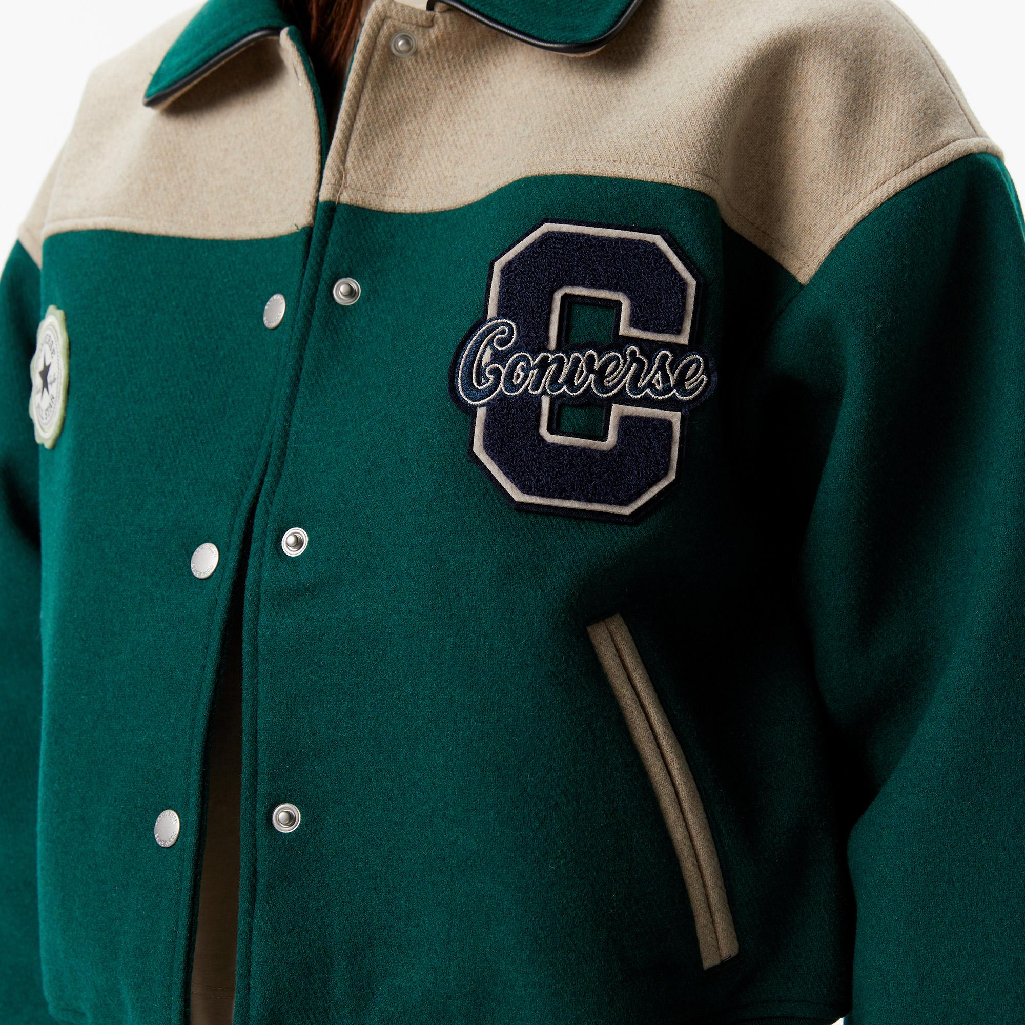 Converse Varsity Kadın Yeşil Ceket
