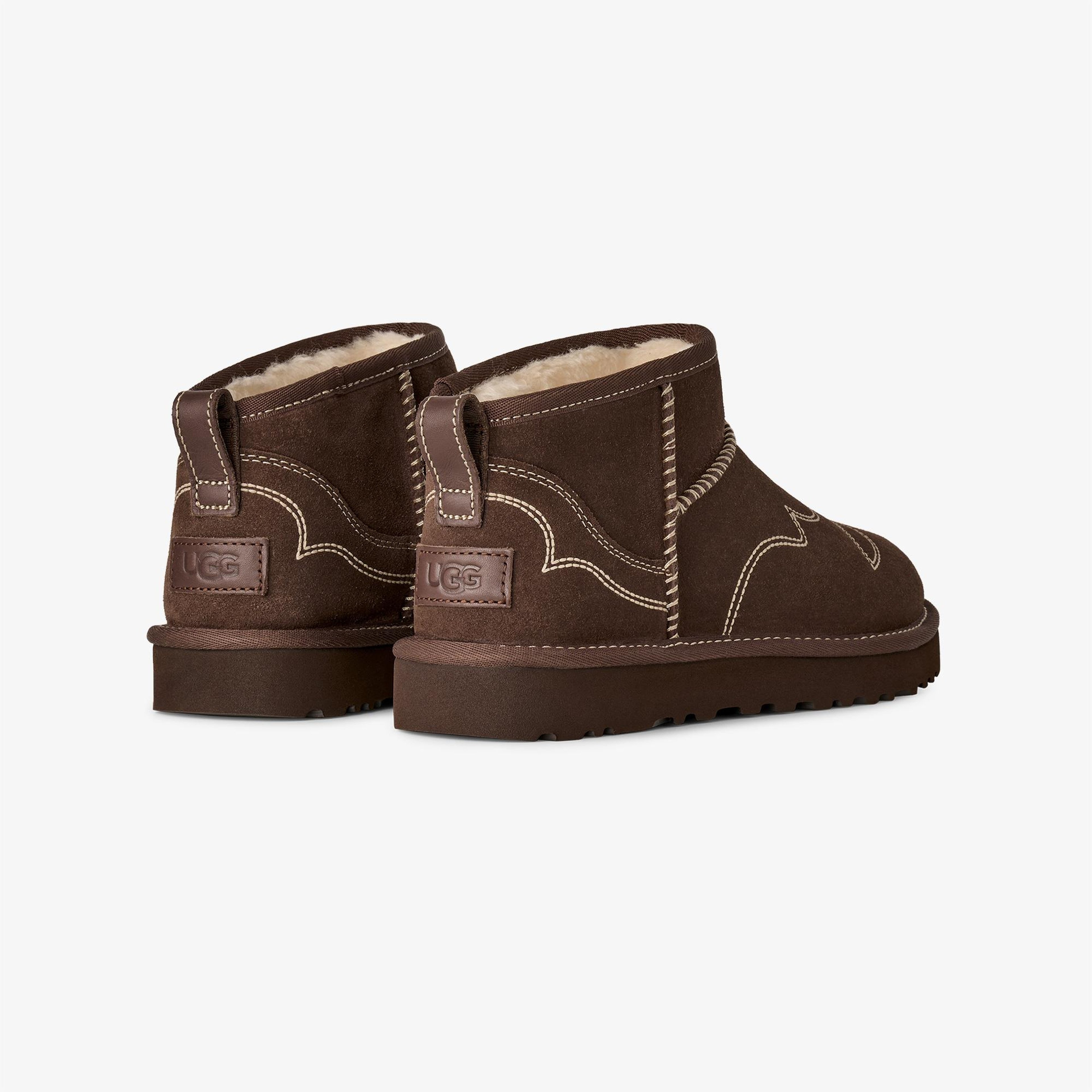 UGG Classic Ultra Mini Western Kadın Kahverengi Bot