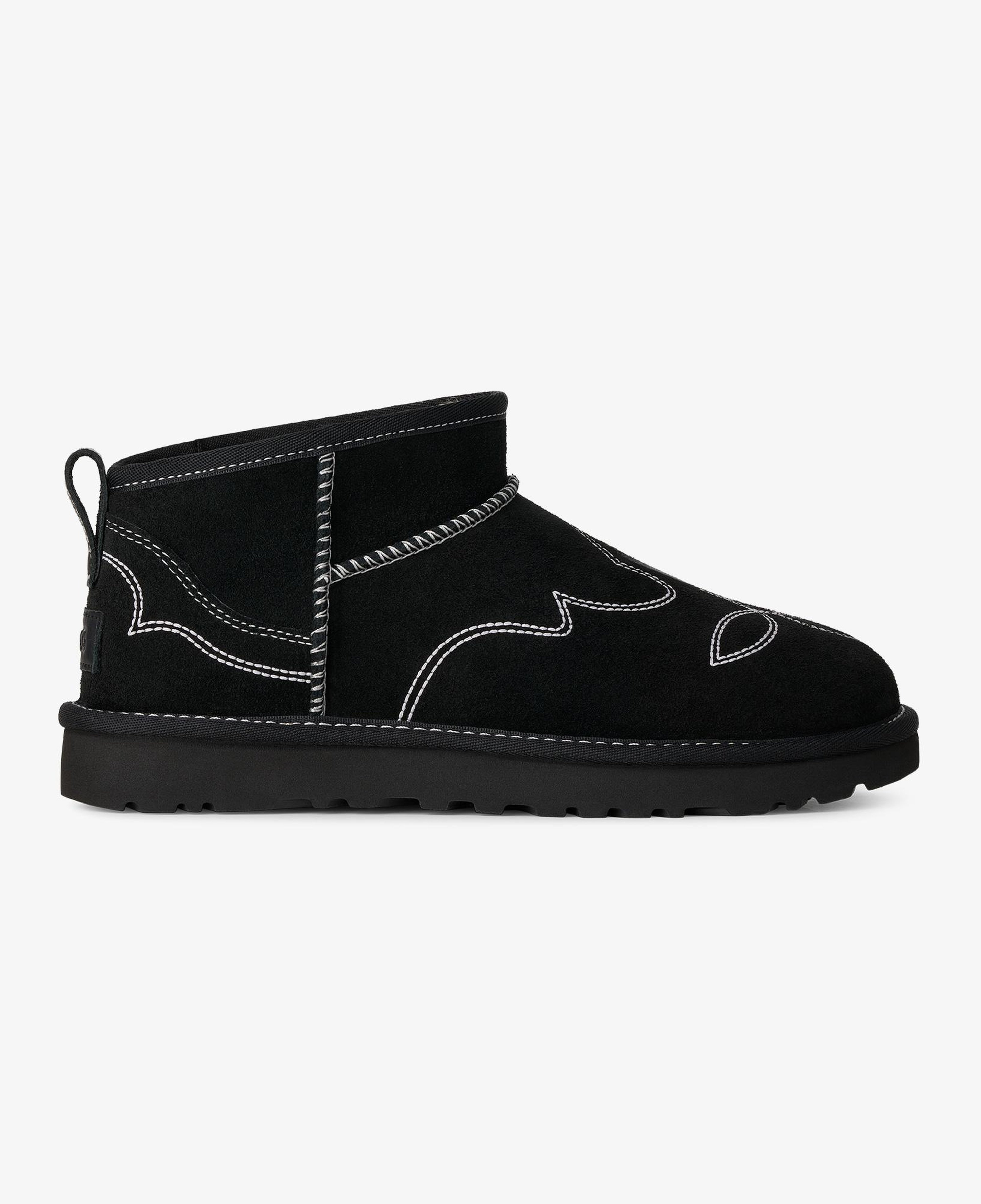 UGG Classic Ultra Mini Western Kadın Siyah Bot