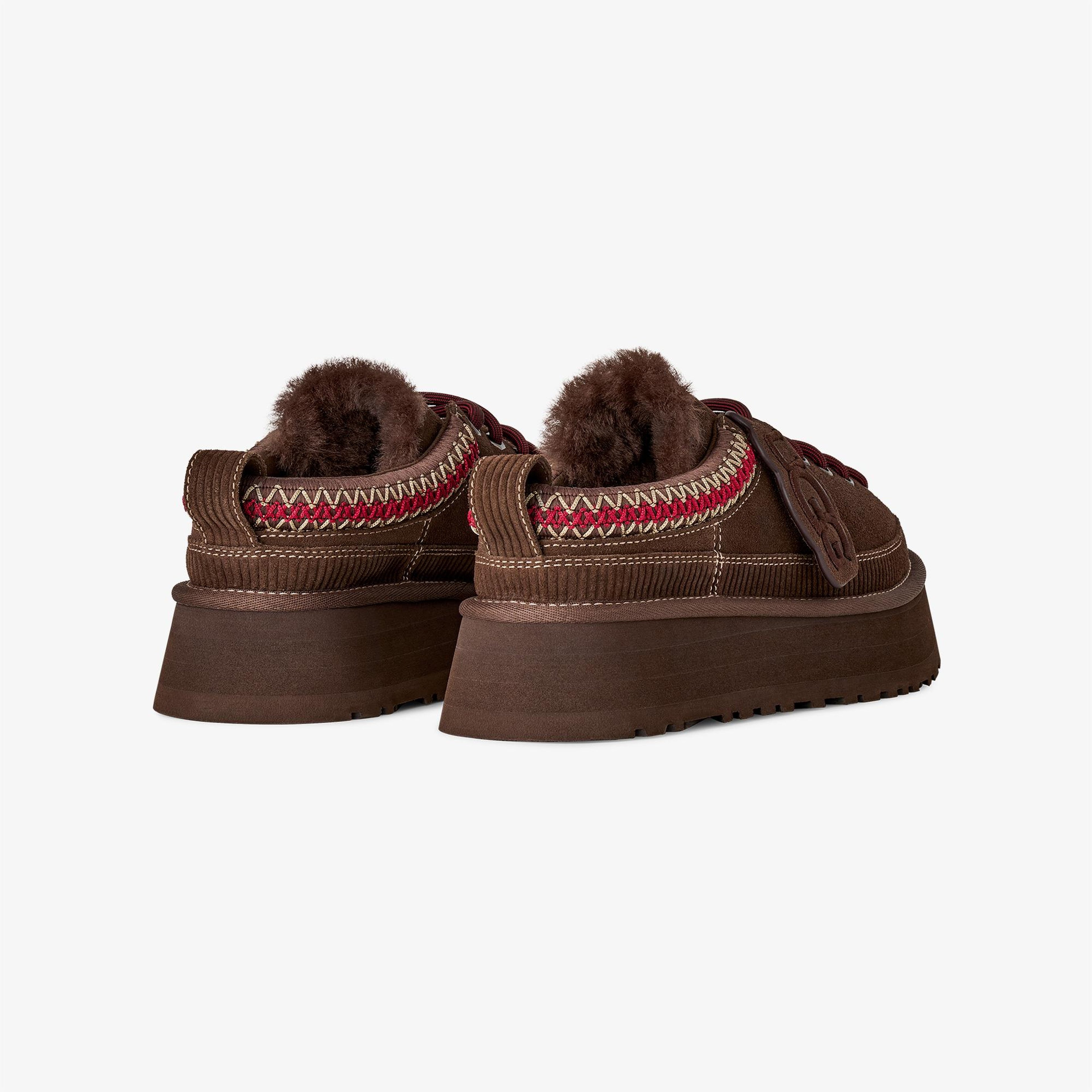 UGG Heritage Lace-Up Slipper Kadın Kahverengi Terlik