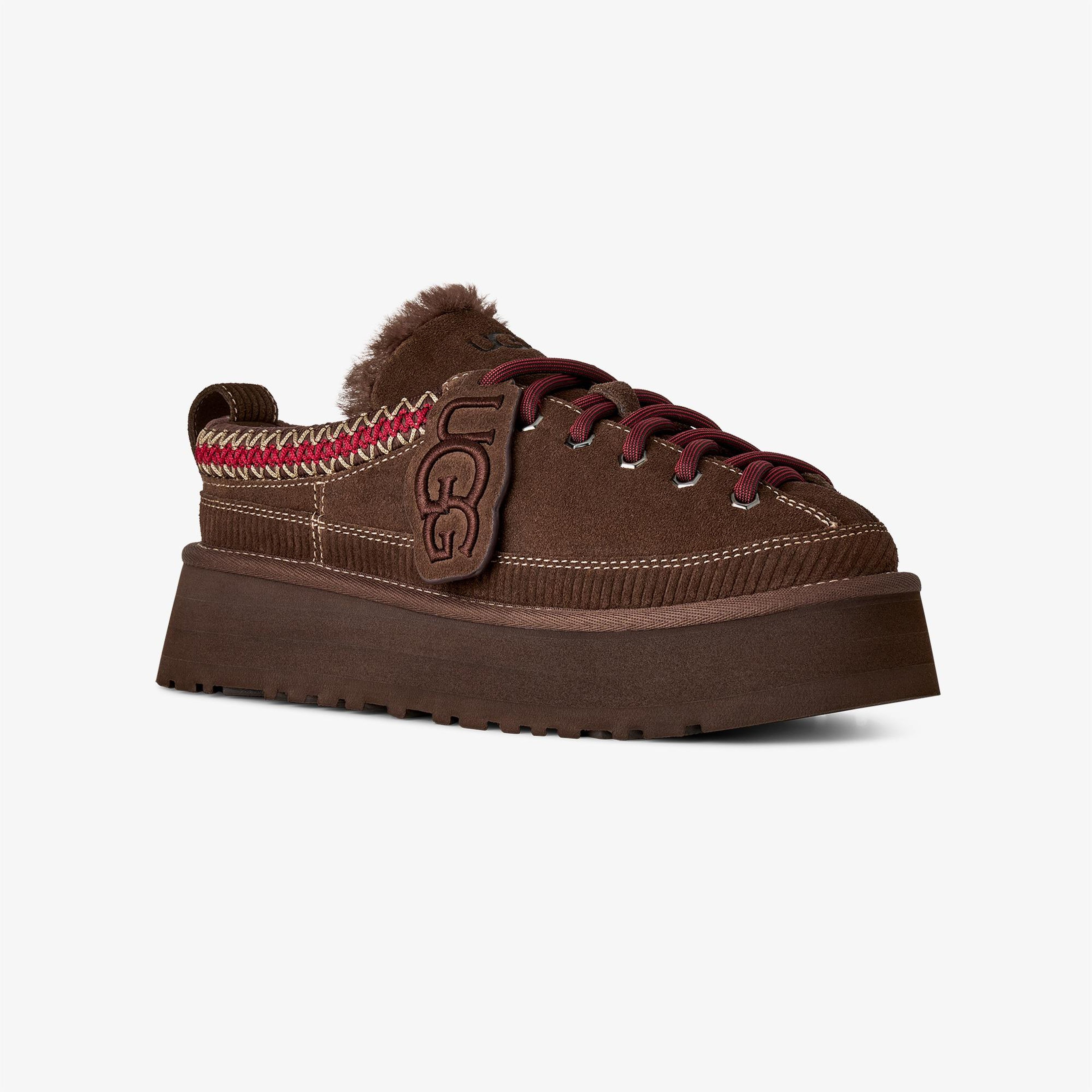 UGG Heritage Lace-Up Slipper Kadın Kahverengi Terlik