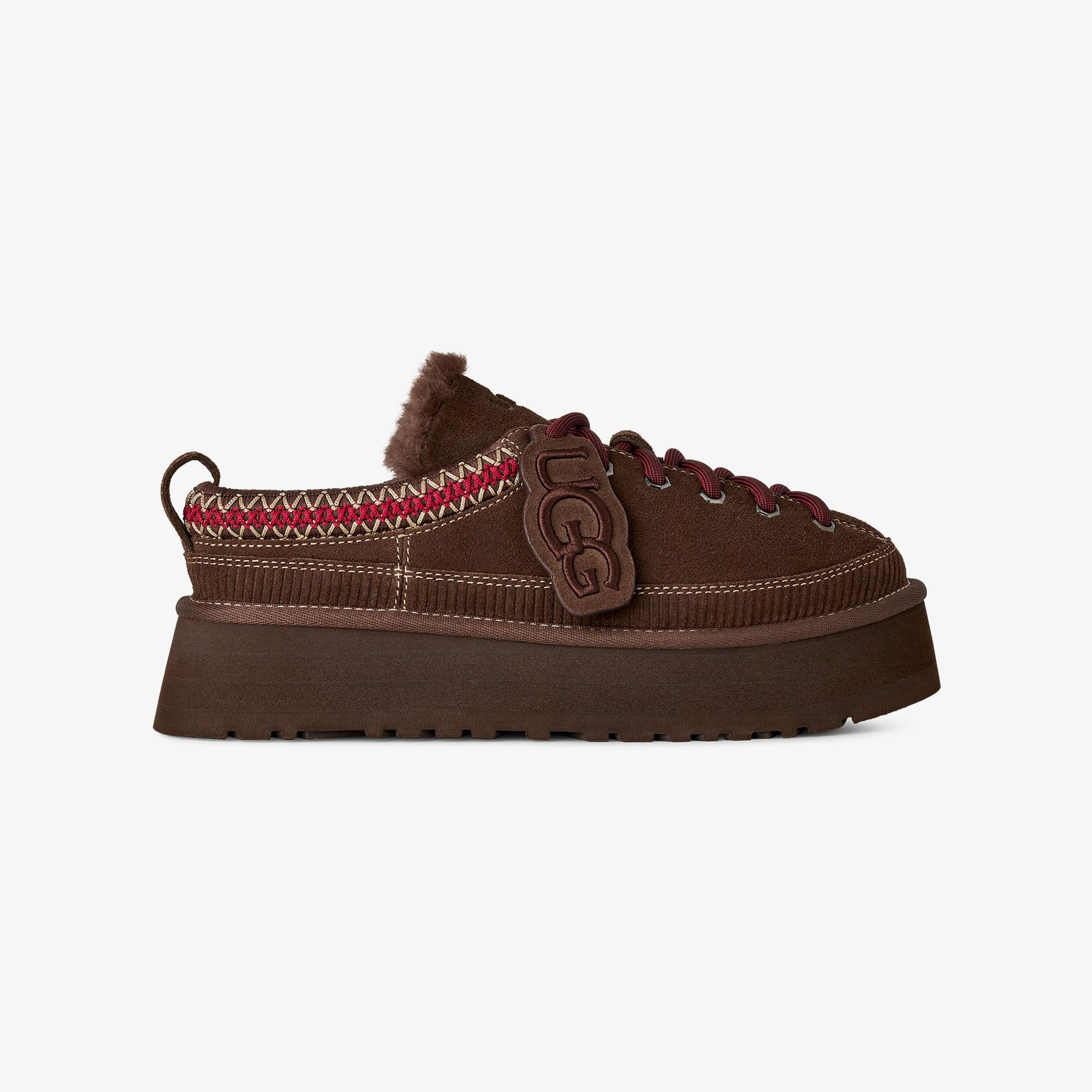 UGG Heritage Lace-Up Slipper Kadın Kahverengi Terlik