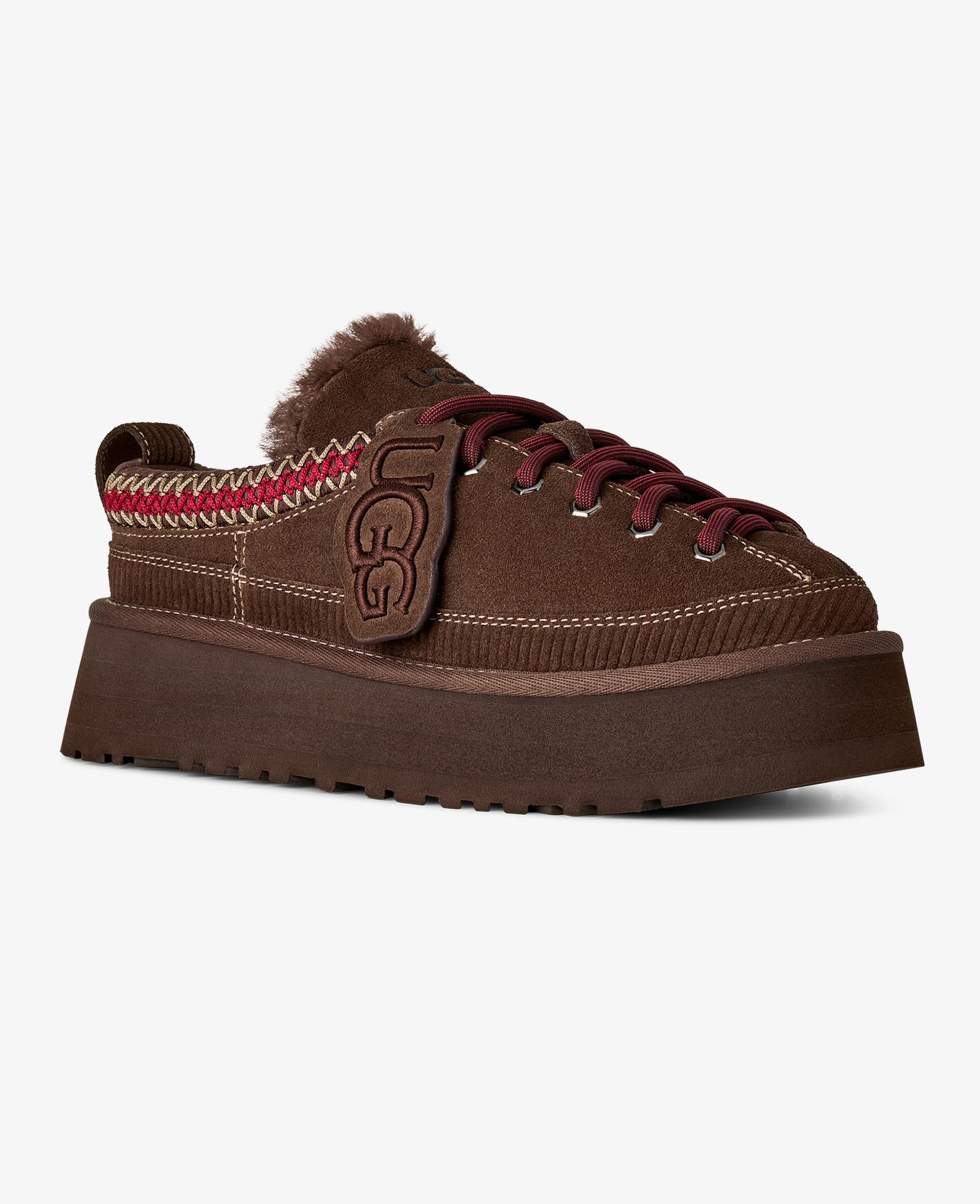 UGG Heritage Lace-Up Slipper Kadın Kahverengi Terlik