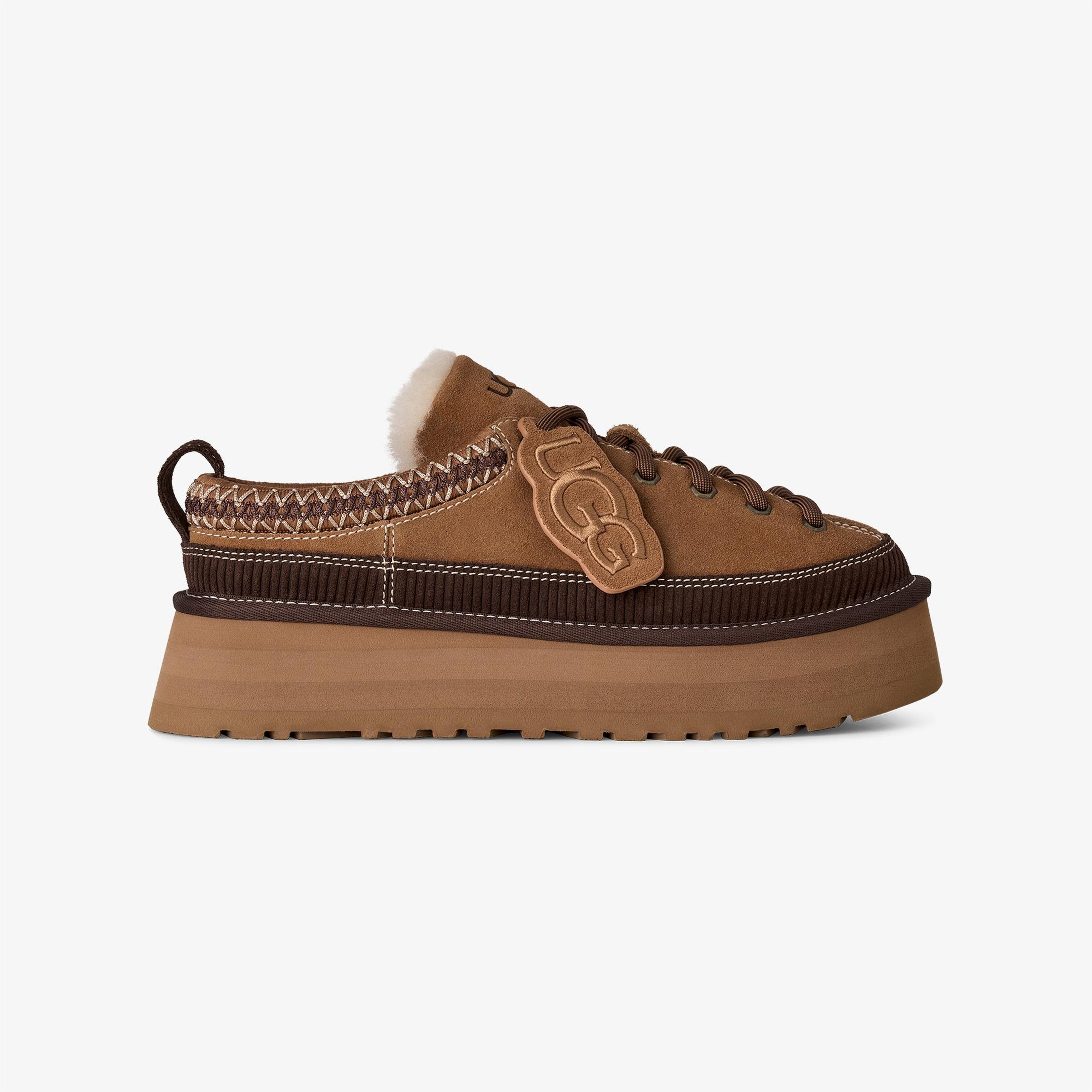 UGG Heritage Lace-Up Slipper Kadın Taba Terlik