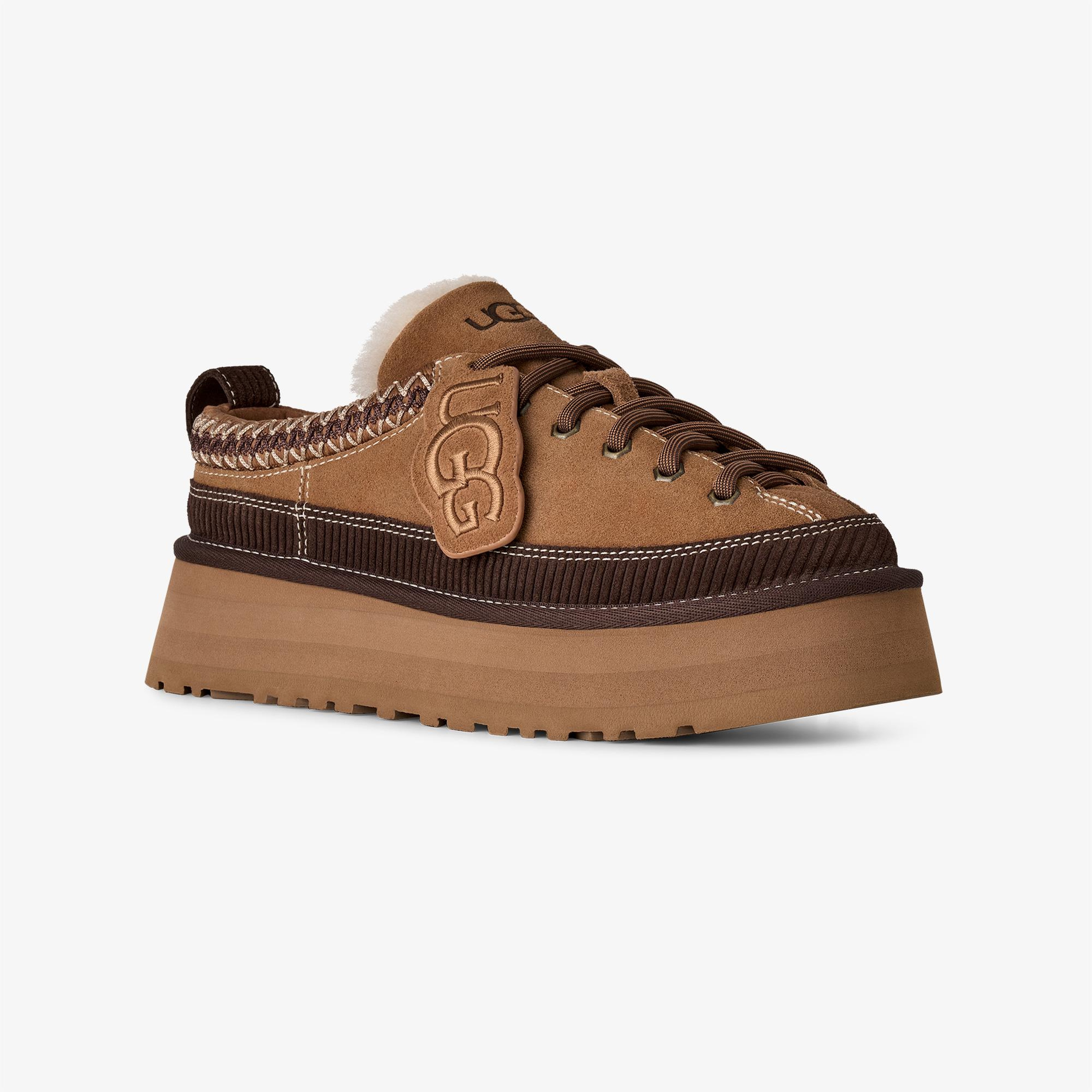UGG Heritage Lace-Up Slipper Kadın Taba Terlik