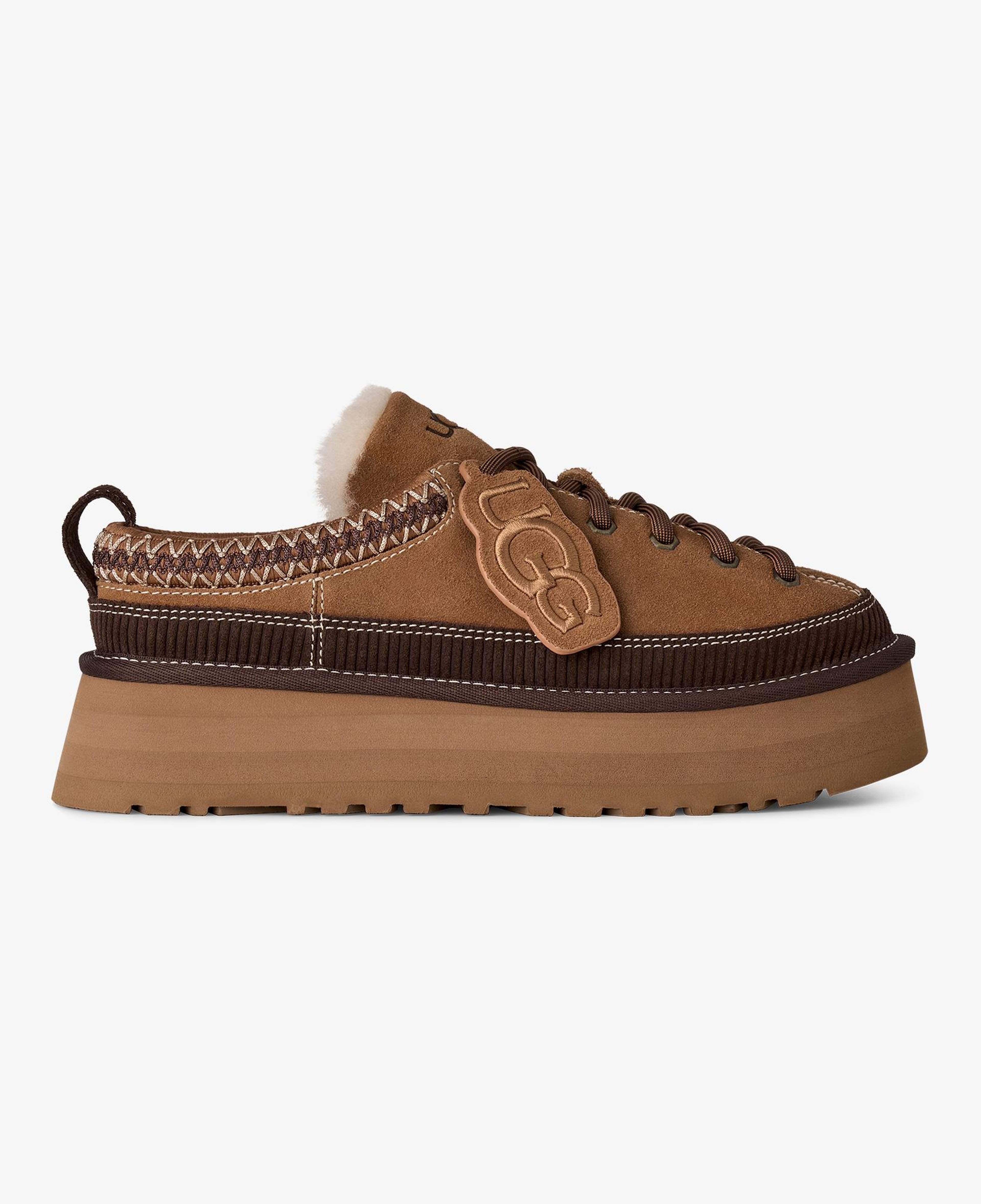 UGG Heritage Lace-Up Slipper Kadın Taba Terlik