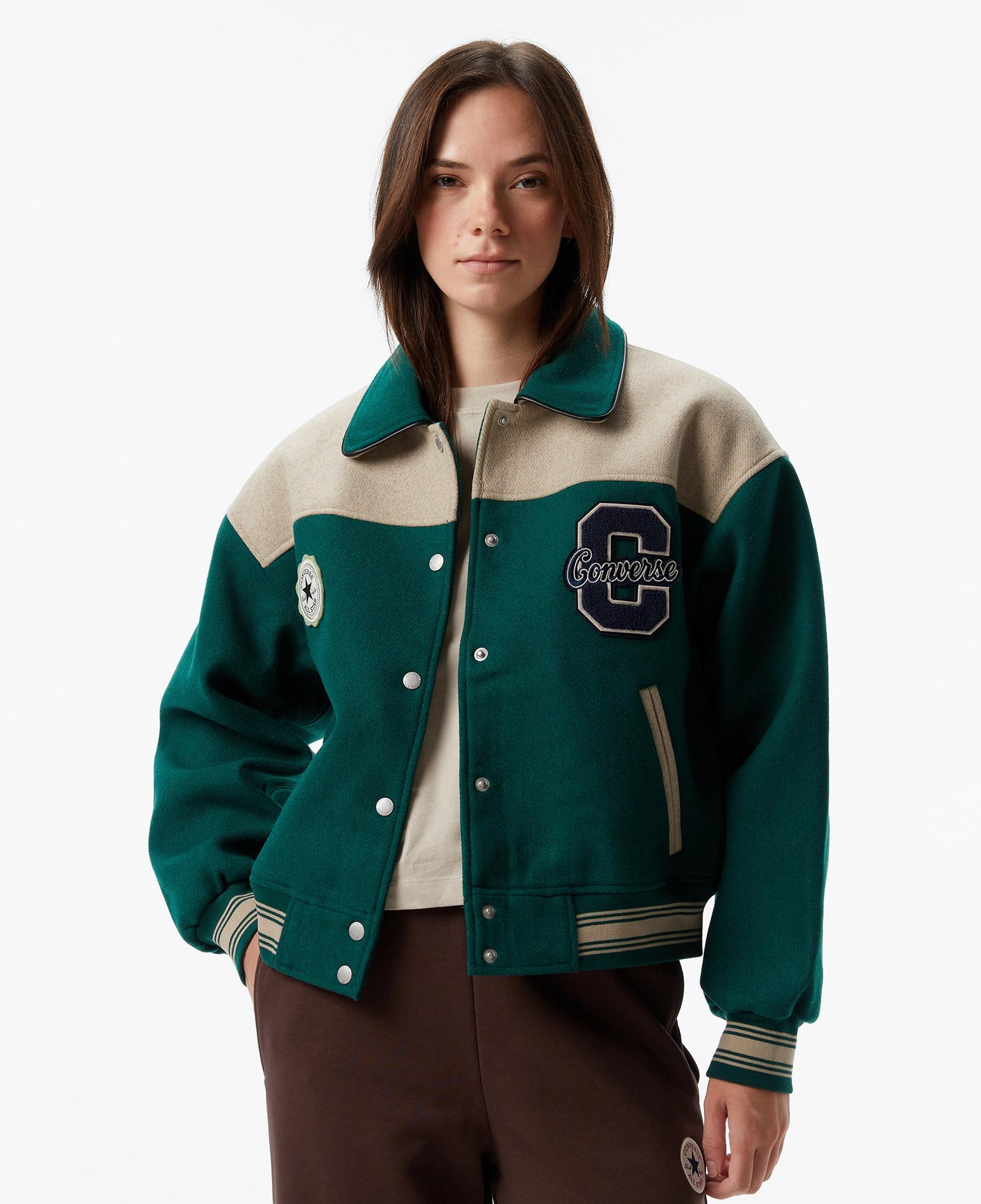 Converse Varsity Kadın Yeşil Ceket
