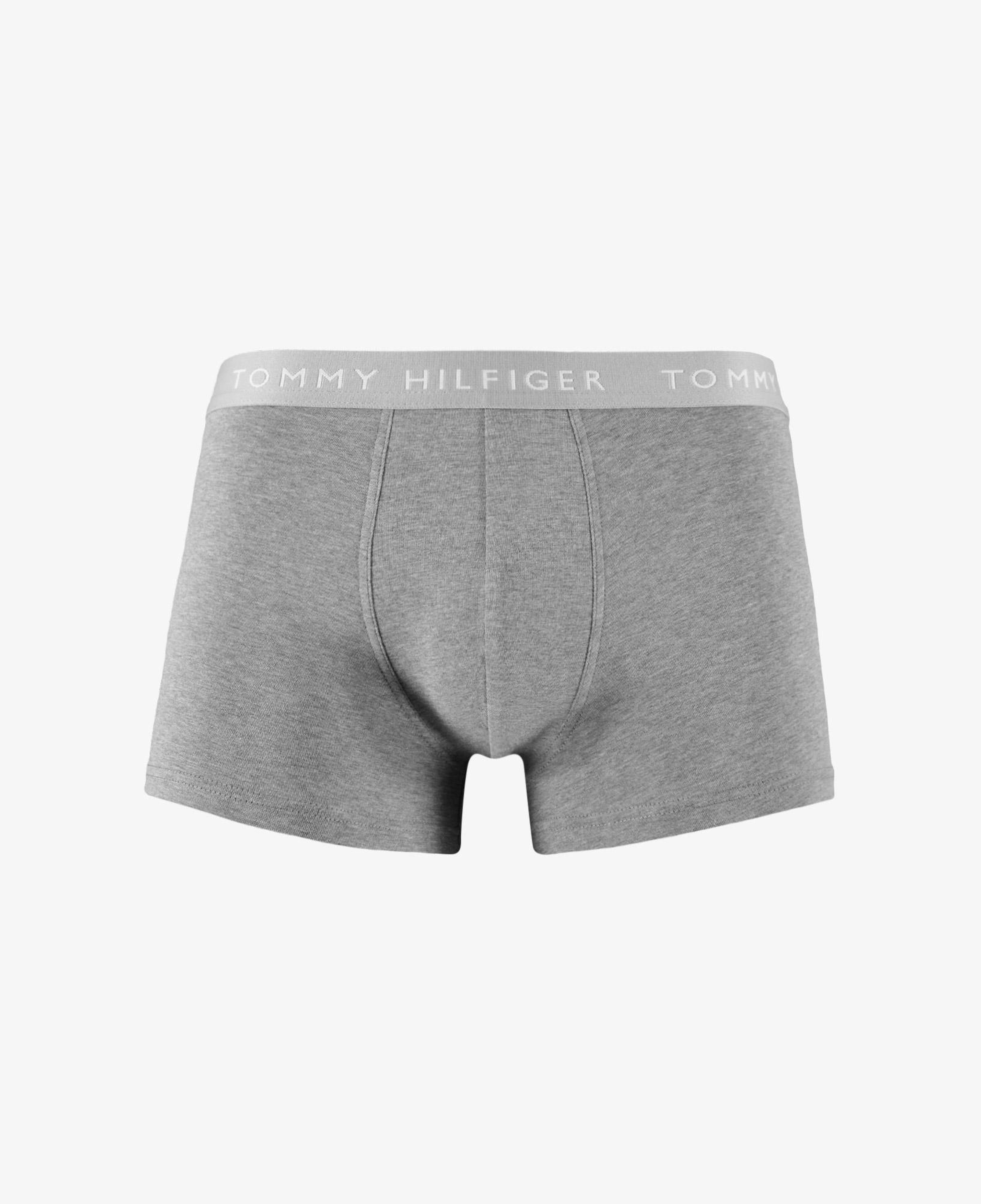 Tommy Hilfiger 3 Parça Trunk Erkek Gri/Siyah/Beyaz Boxer