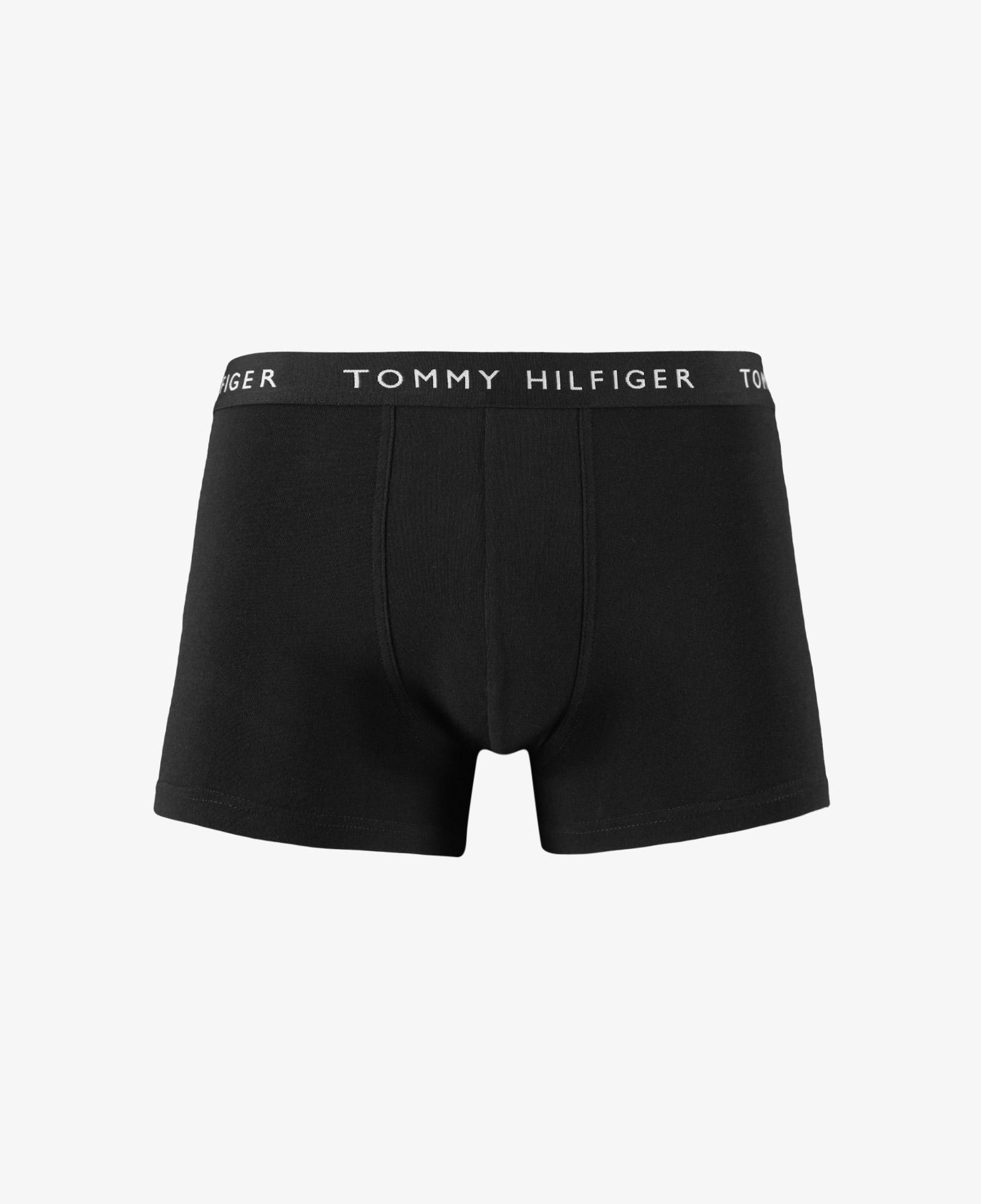 Tommy Hilfiger 3 Parça Trunk Erkek Gri/Siyah/Beyaz Boxer