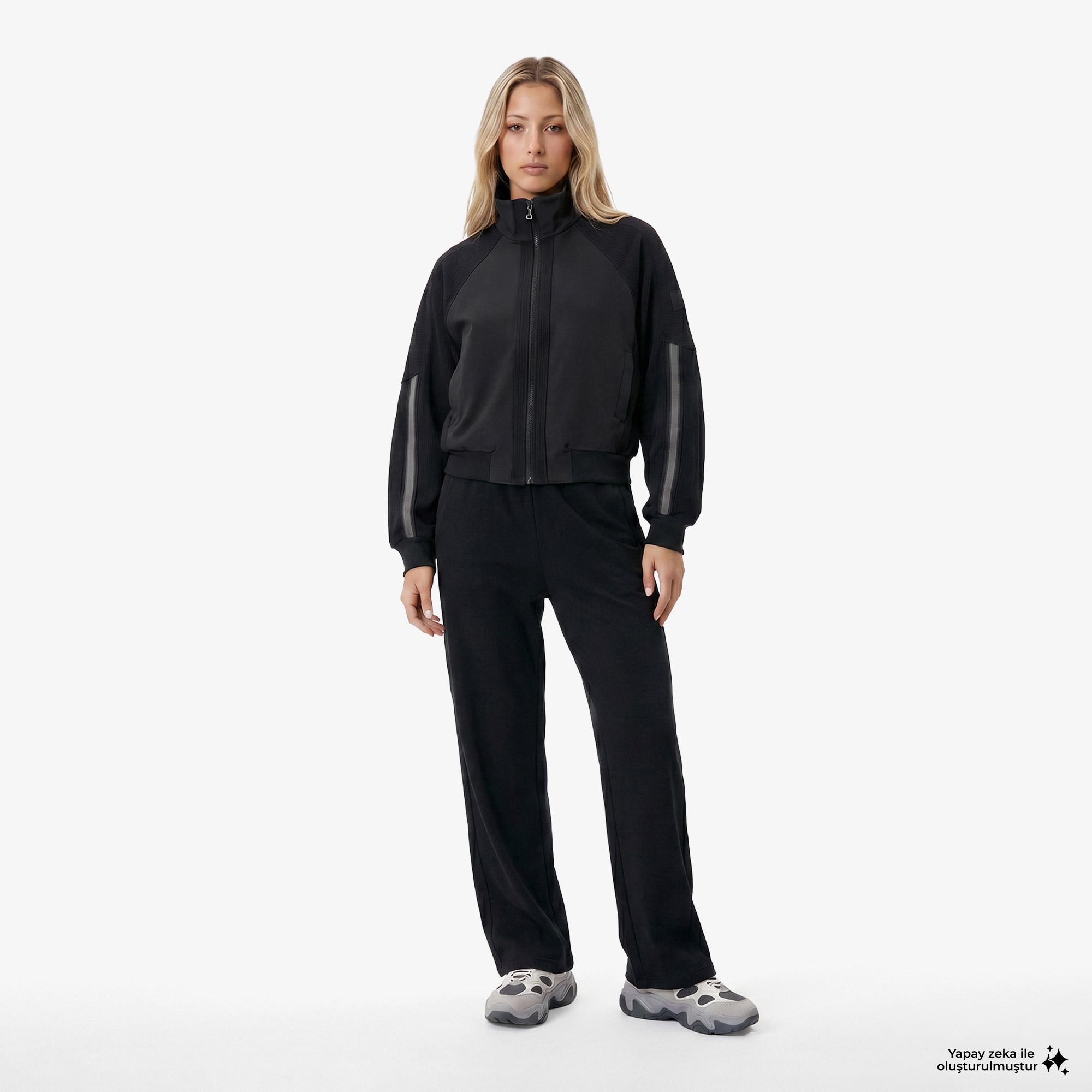 Anta Fearless Trip Kadın Siyah Sweatshirt