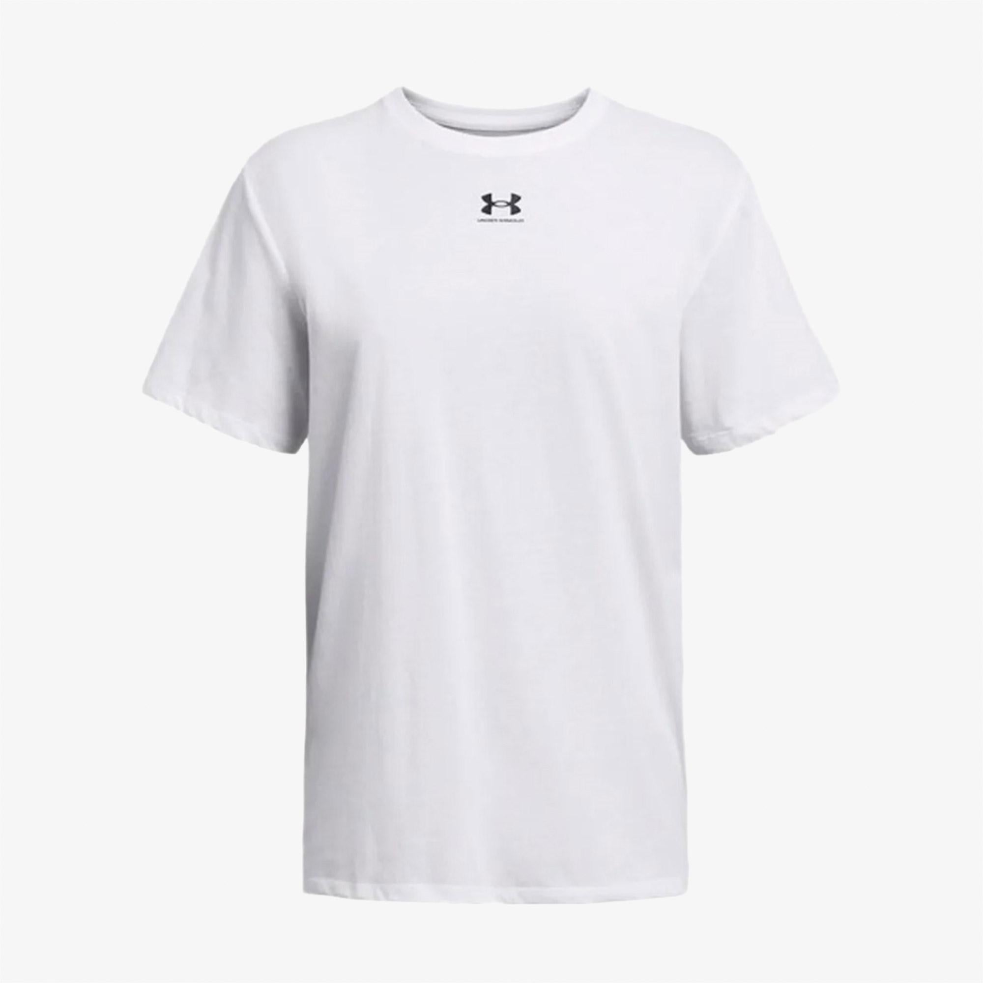Under Armour Campus Oversize Kadın Beyaz T-Shirt