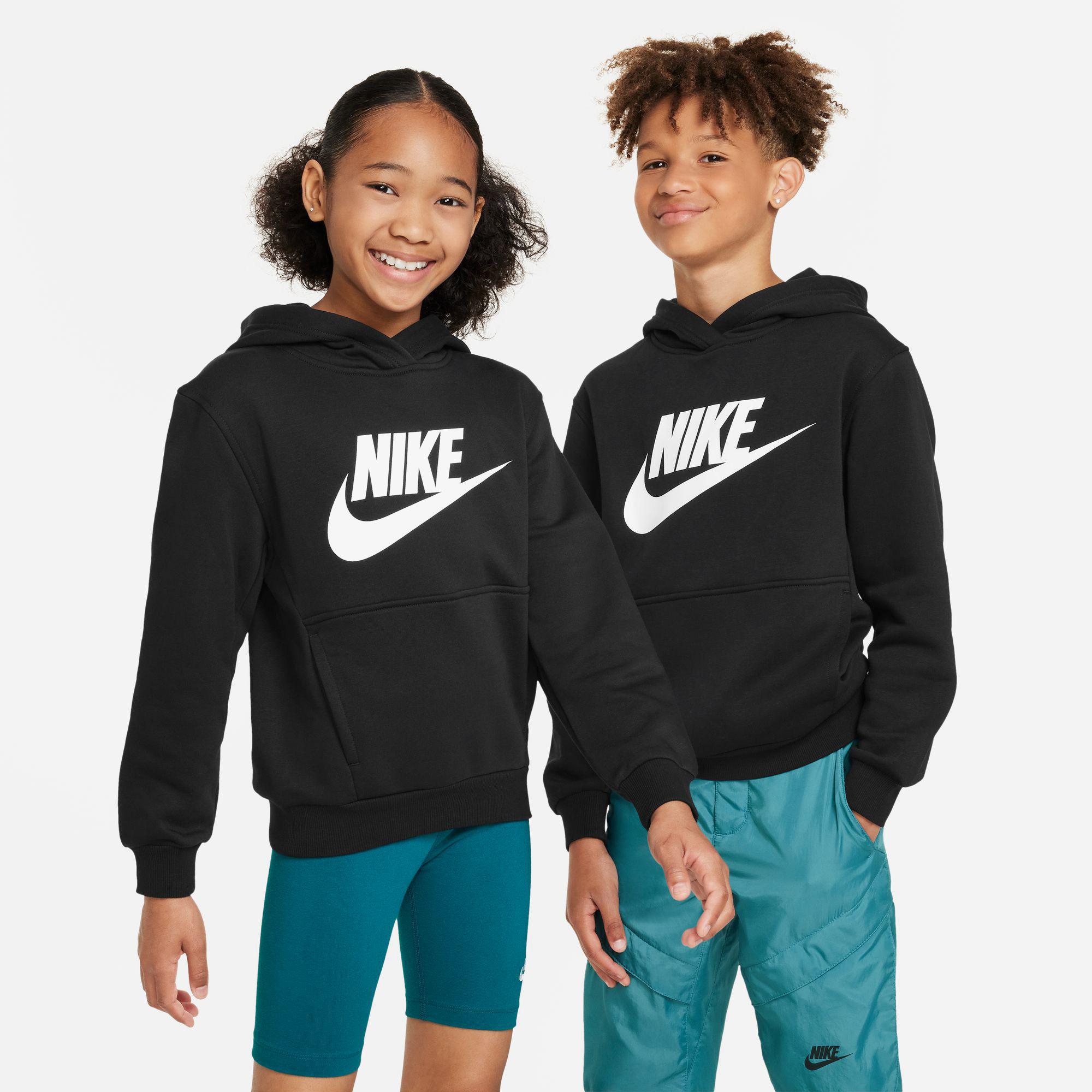 Nike Sportswear Club Fleece Genç Çocuk Siyah Hoodie