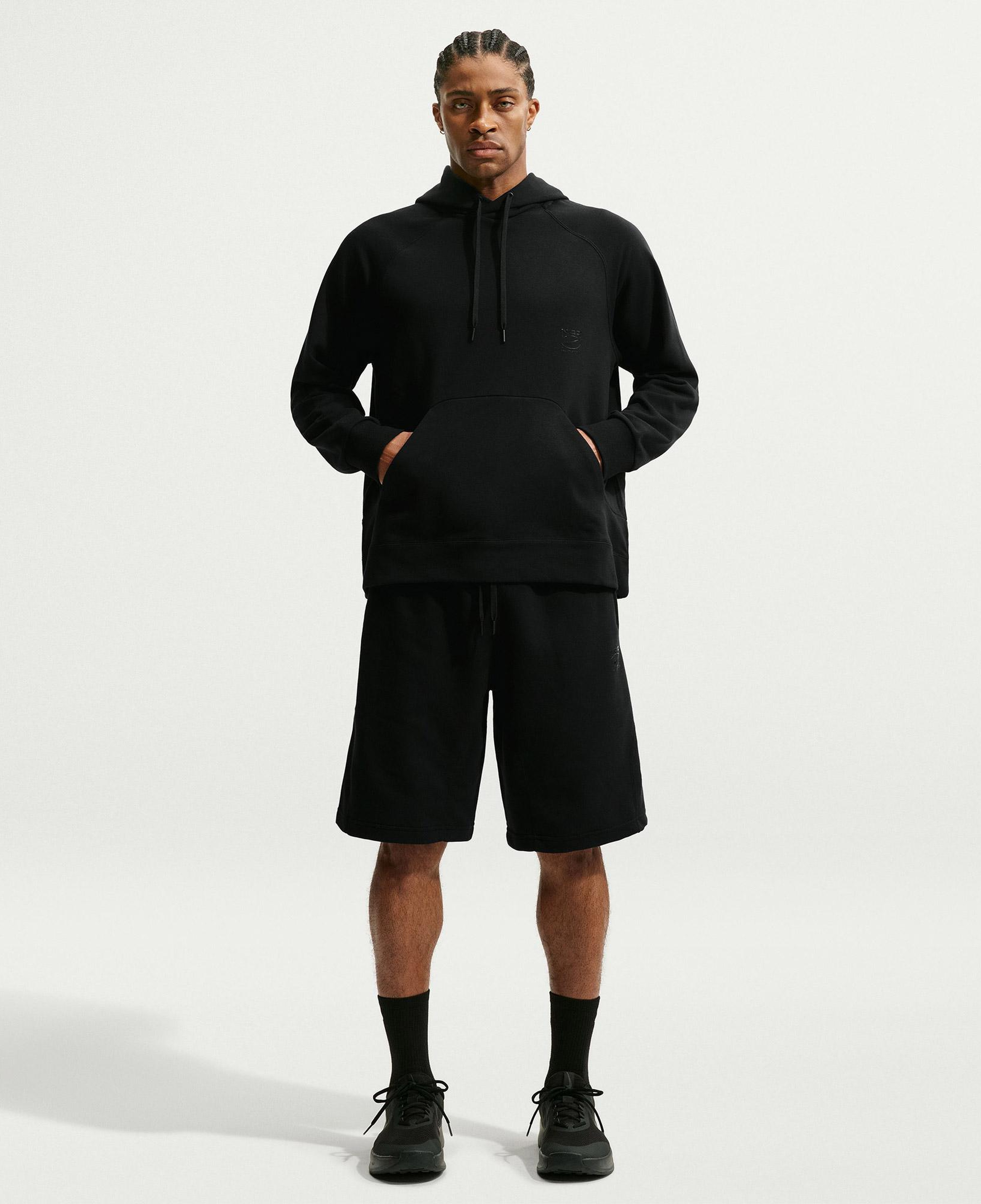 Nike N.A.C. Dri-Fit Fleece Erkek Siyah Hoodie