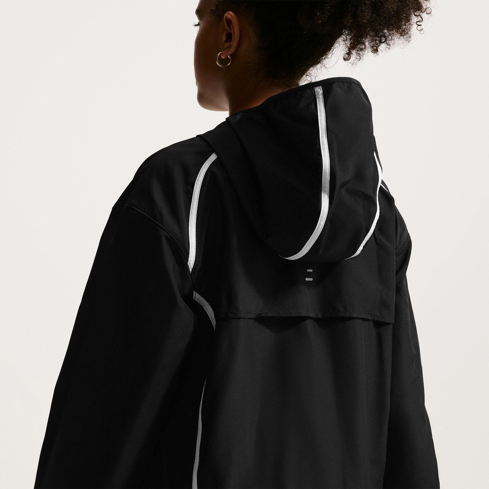 Nike Repel Tempo Genç Çocuk Siyah Ceket