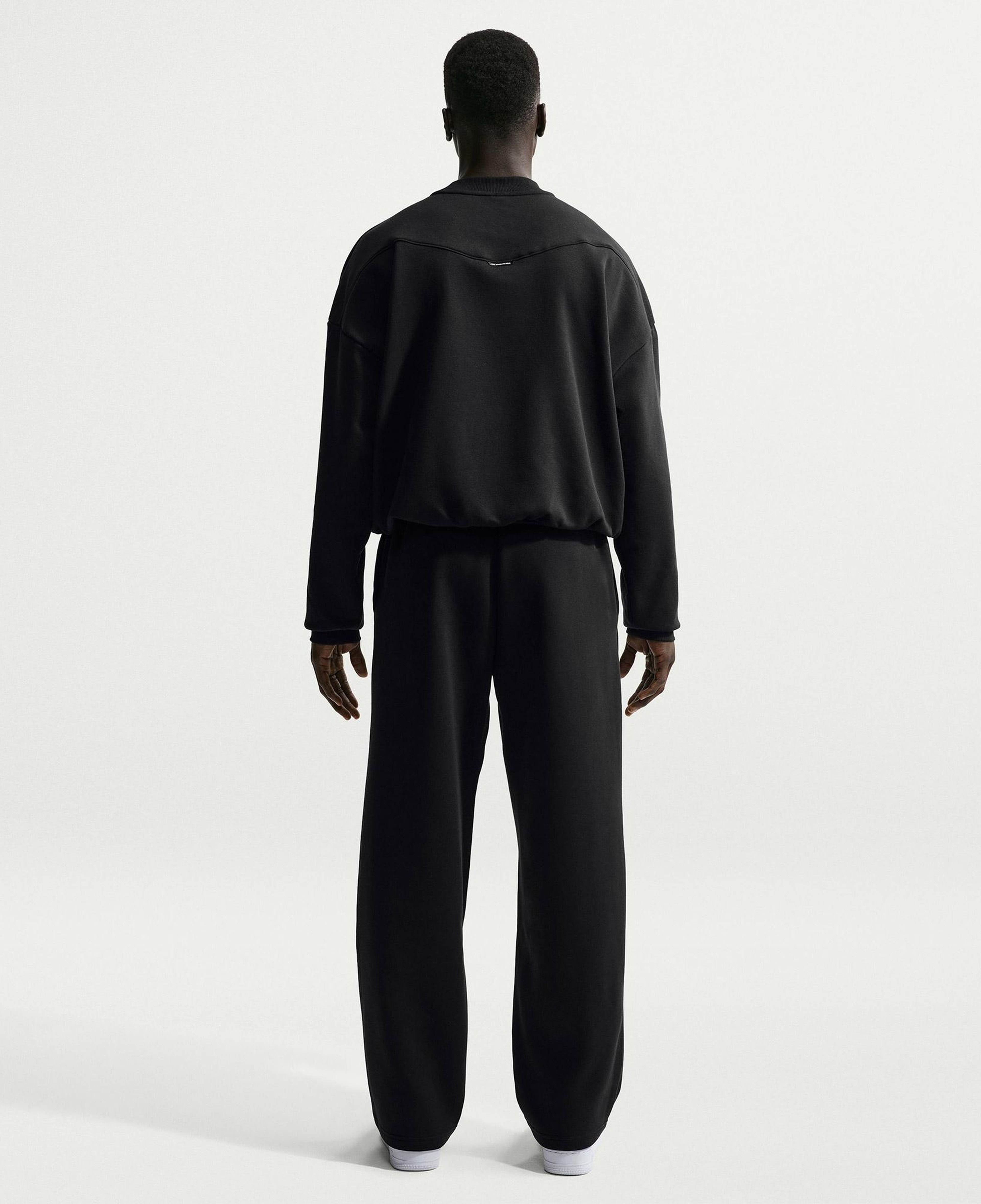 Nike Therma-Fit Standard Issue Crew Erkek Siyah Sweatshirt