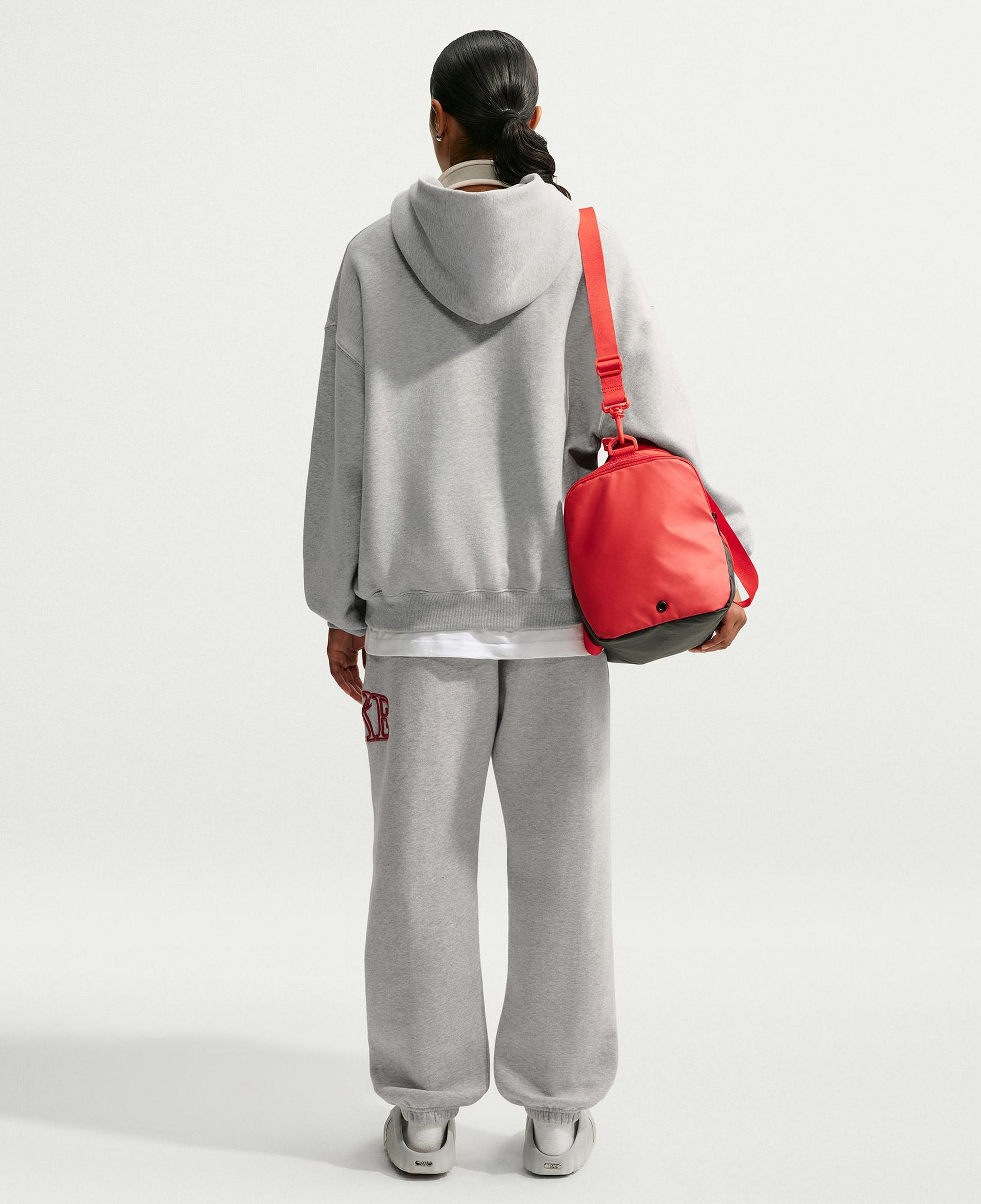 Nike Studio Fleece Kadın Gri Hoodie