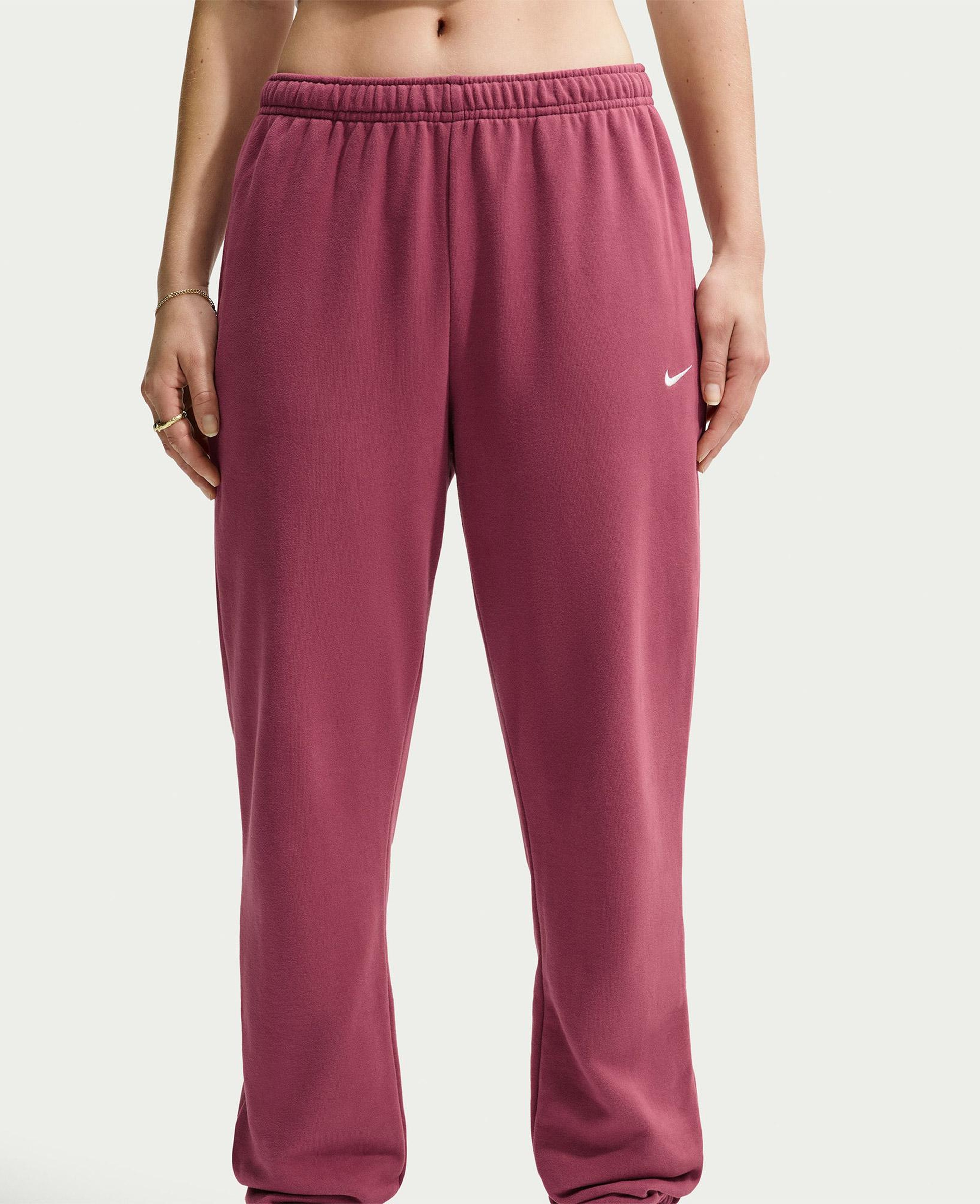 Nike Studio Fleece Kadın Pembe Eşofman Altı