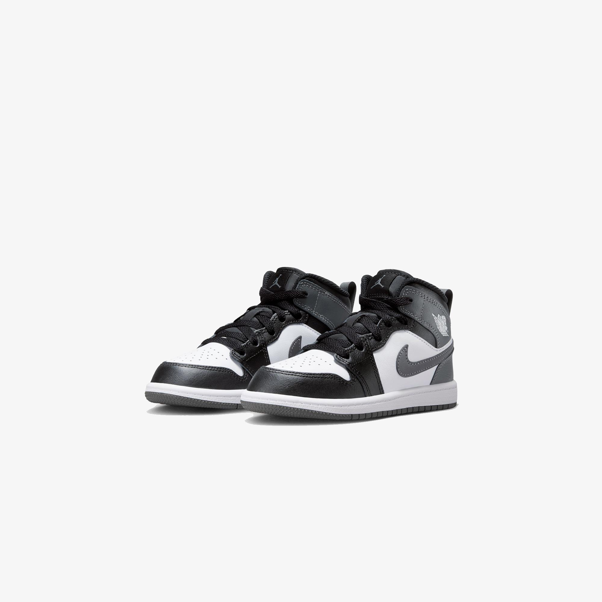 Jordan 1 Mid Çocuk Siyah Spor Ayakkabı