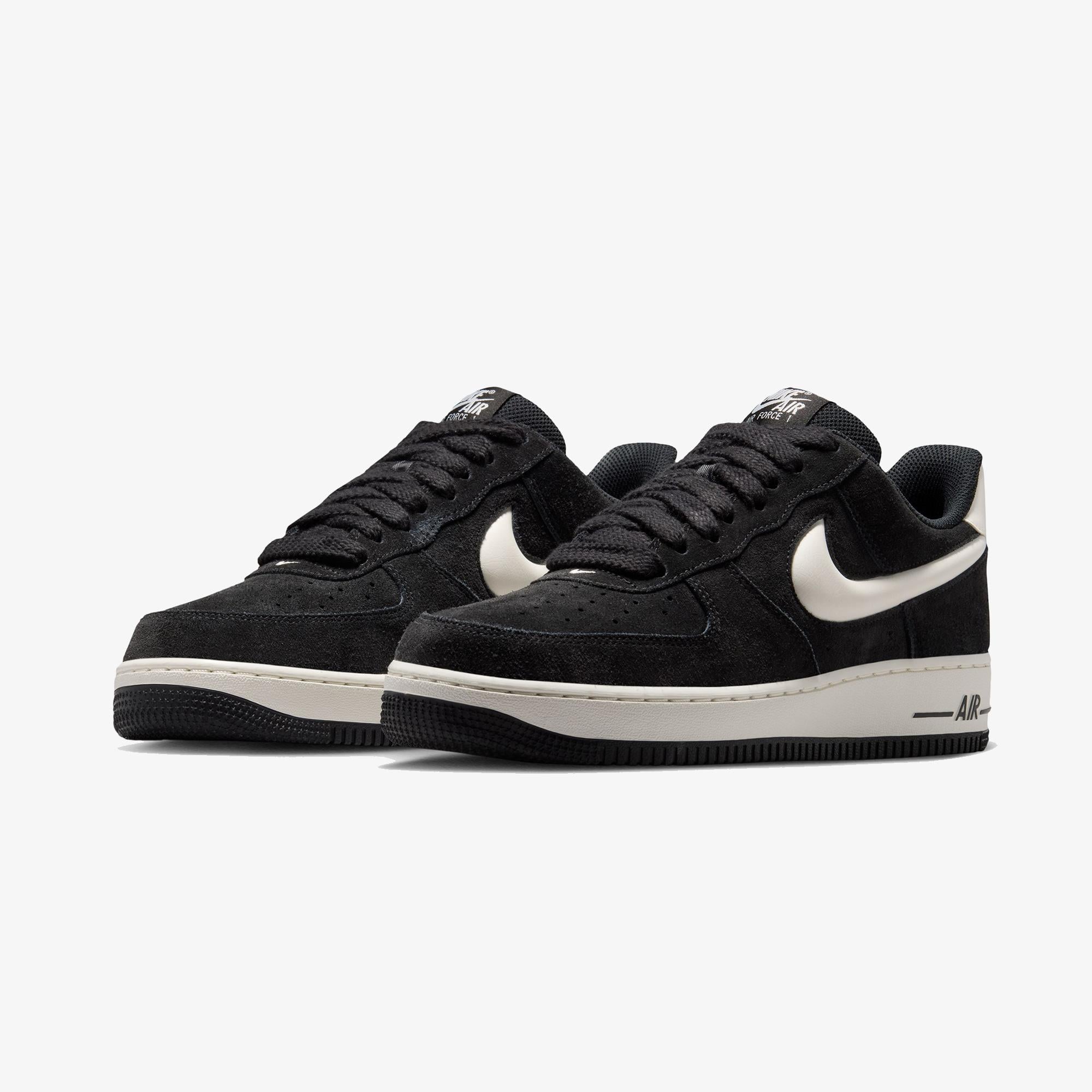 Nike Air Force 1 '07 LV8 Erkek Siyah Spor Ayakkabı