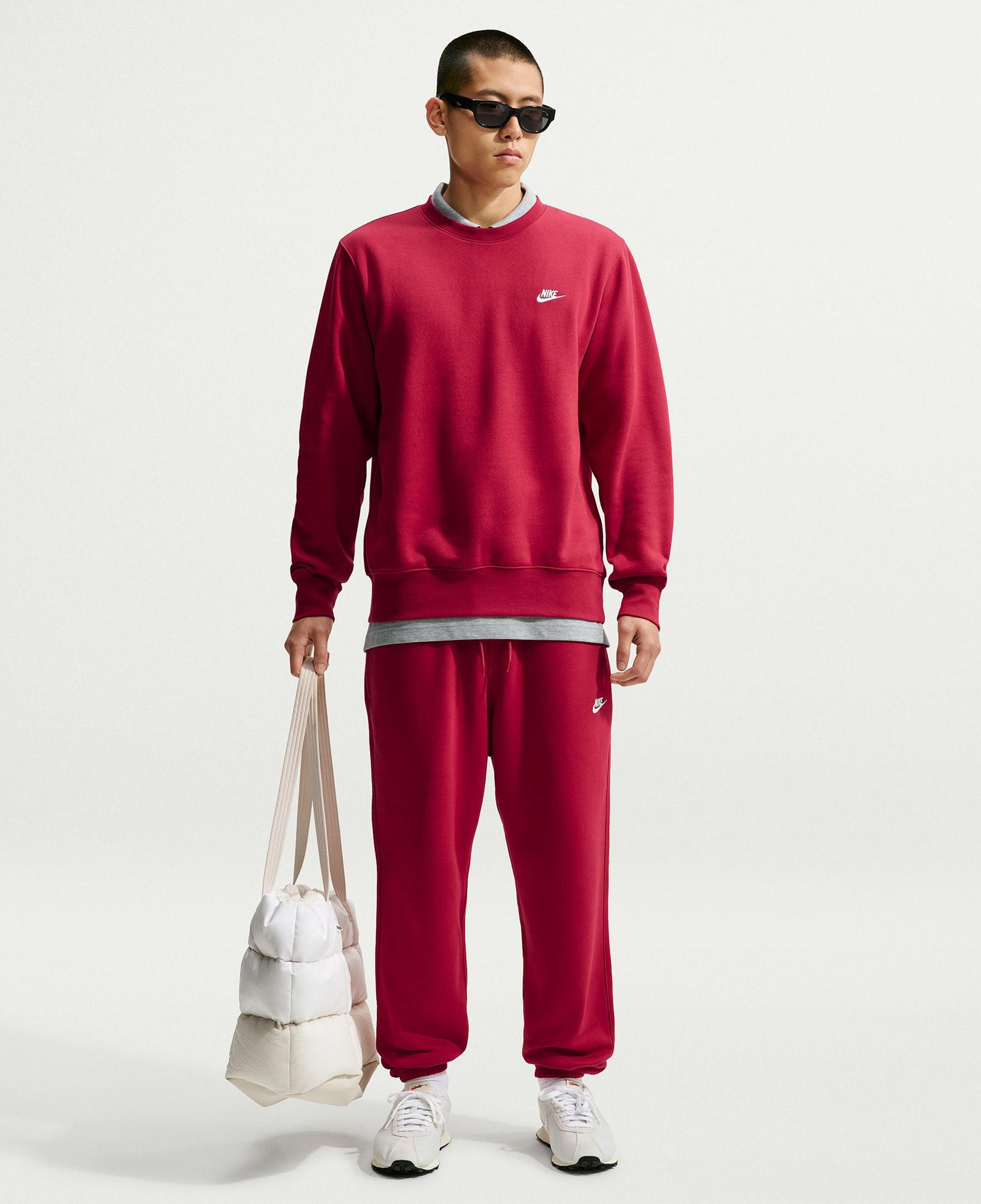 Nike Club Crew Erkek Kırmızı Sweatshirt