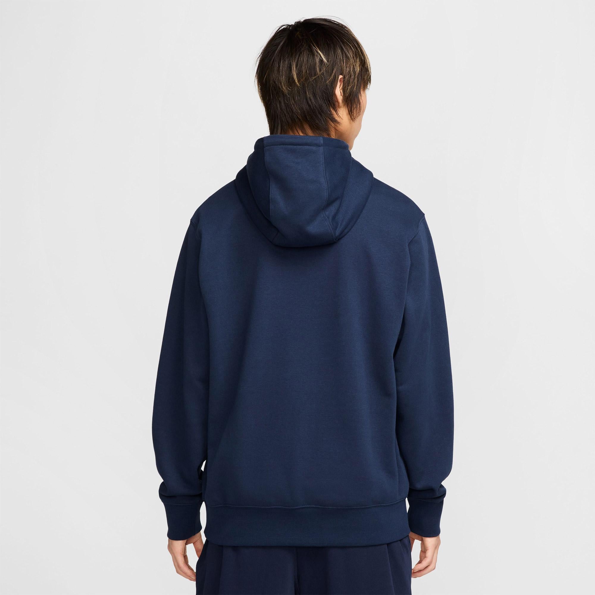 Nike Club Pullover Fleeece Erkek Lacivert Hoodie